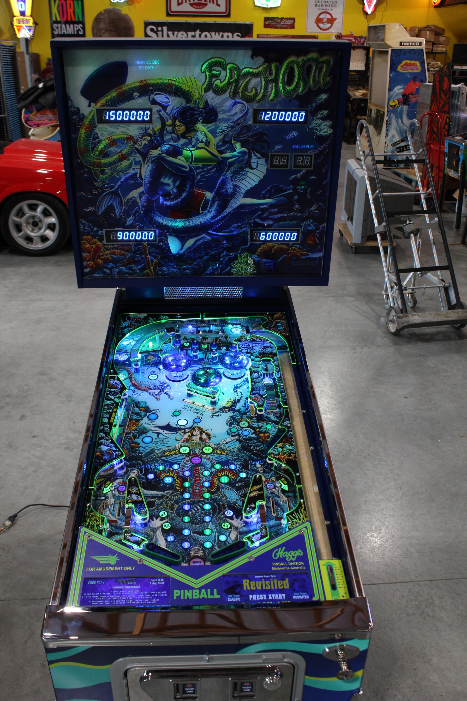 FATHOM MERMAID EDITION - 2021 Hagis Pinball Machine - 1 of 250 Made! - BEATIFUL MACHINE WITH NO ISSUES!