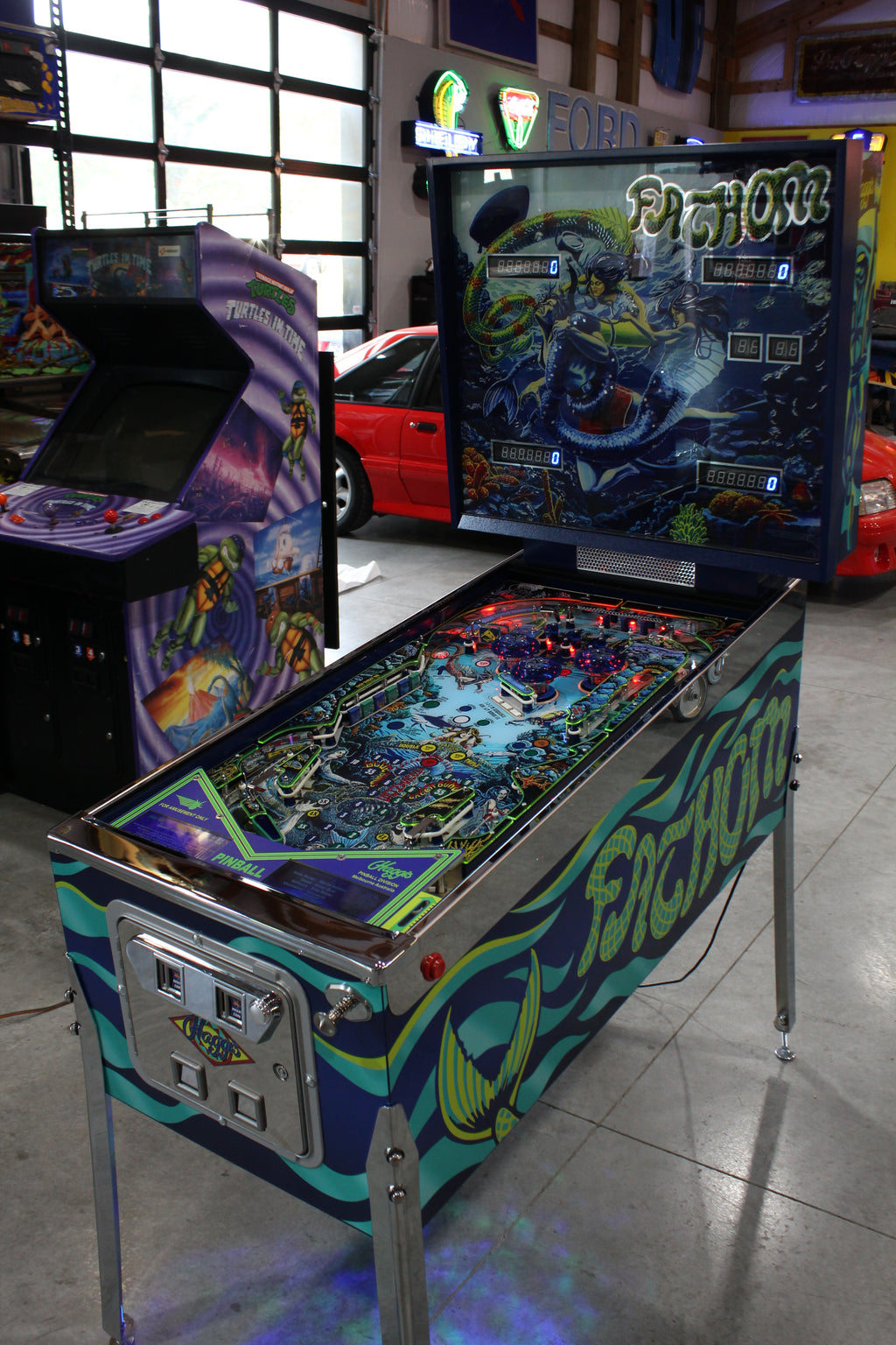 FATHOM MERMAID EDITION - 2021 Hagis Pinball Machine - 1 of 250 Made! - BEATIFUL MACHINE WITH NO ISSUES!