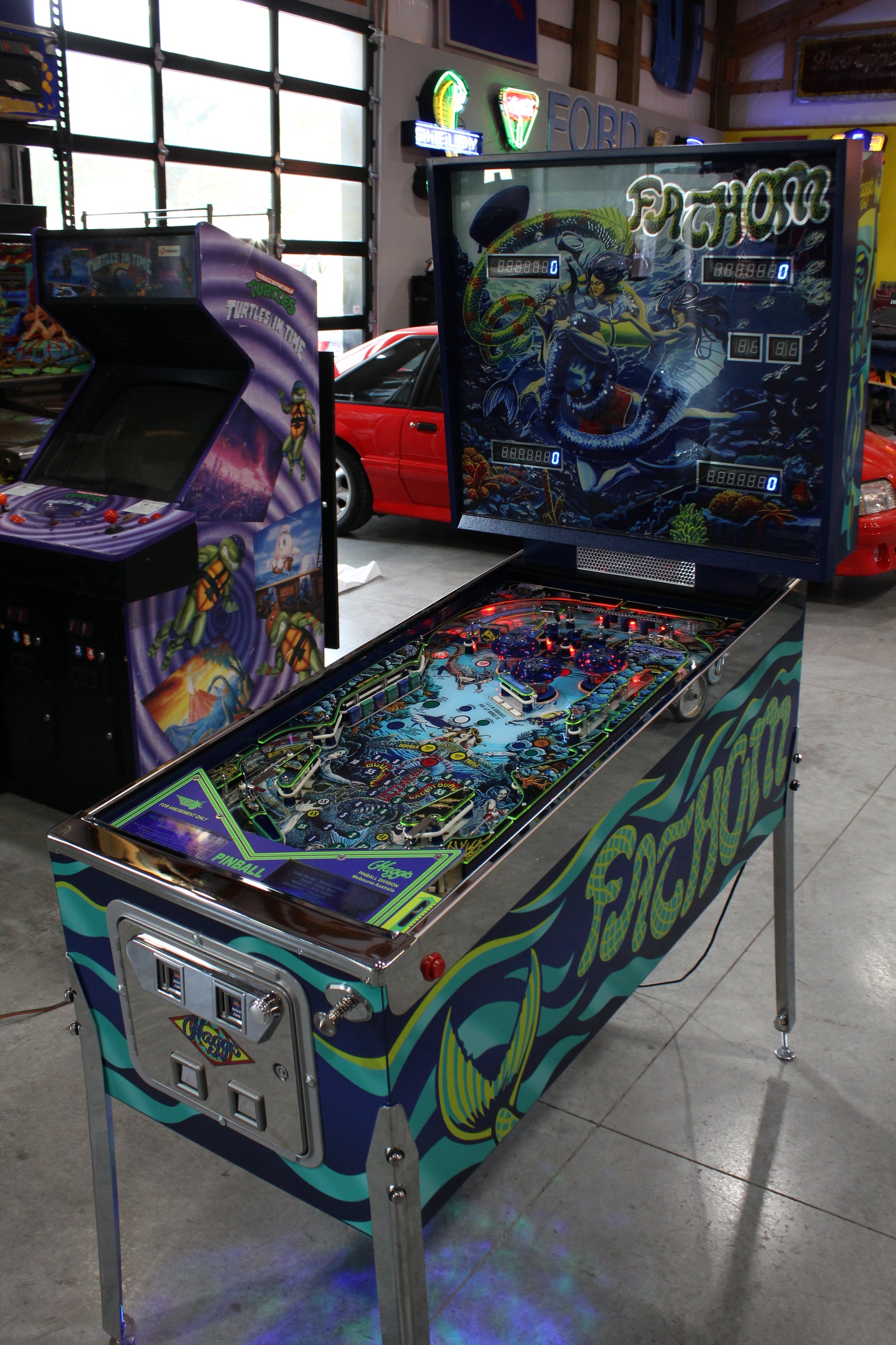 FATHOM MERMAID EDITION - 2021 Hagis Pinball Machine - 1 of 250 Made! - BEATIFUL MACHINE WITH NO ISSUES!