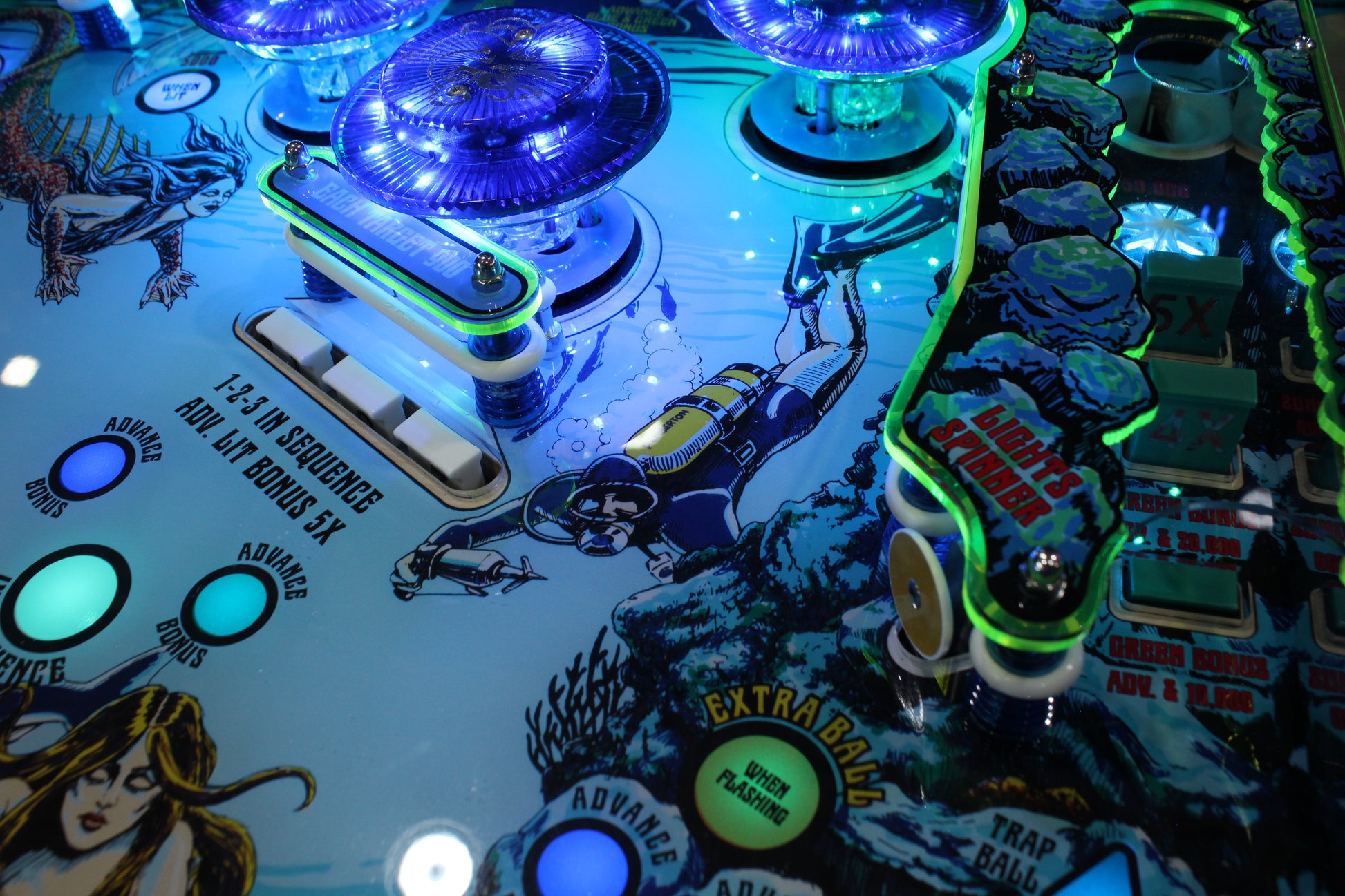 FATHOM MERMAID EDITION - 2021 Hagis Pinball Machine - 1 of 250 Made! - BEATIFUL MACHINE WITH NO ISSUES!