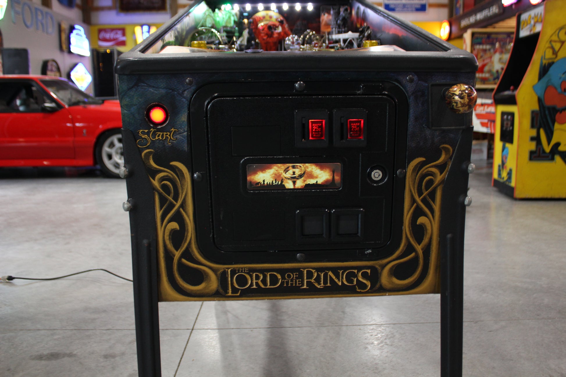 LORD OF THE RINGS - 2003 Stern Pinball Machine - VERY NICE GAME - BRASS RAMPS & WIREFORMS ADDED - Several Mods
