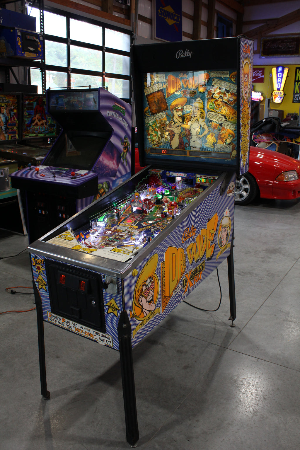 DR DUDE - 1990 Bally Pinball Machine - Great Players Game - VERY FUN GAME!