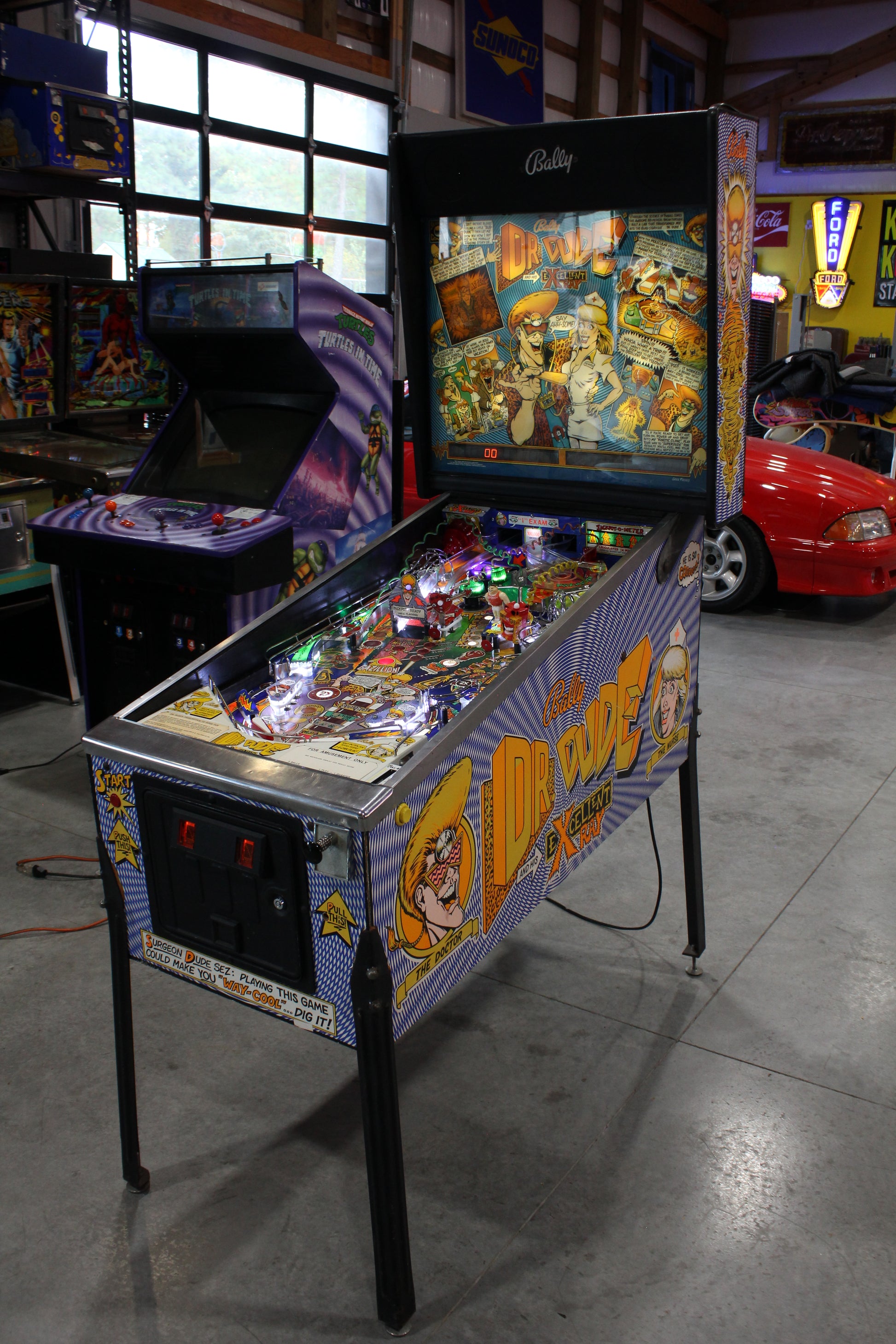 DR DUDE - 1990 Bally Pinball Machine - Great Players Game - VERY FUN GAME!