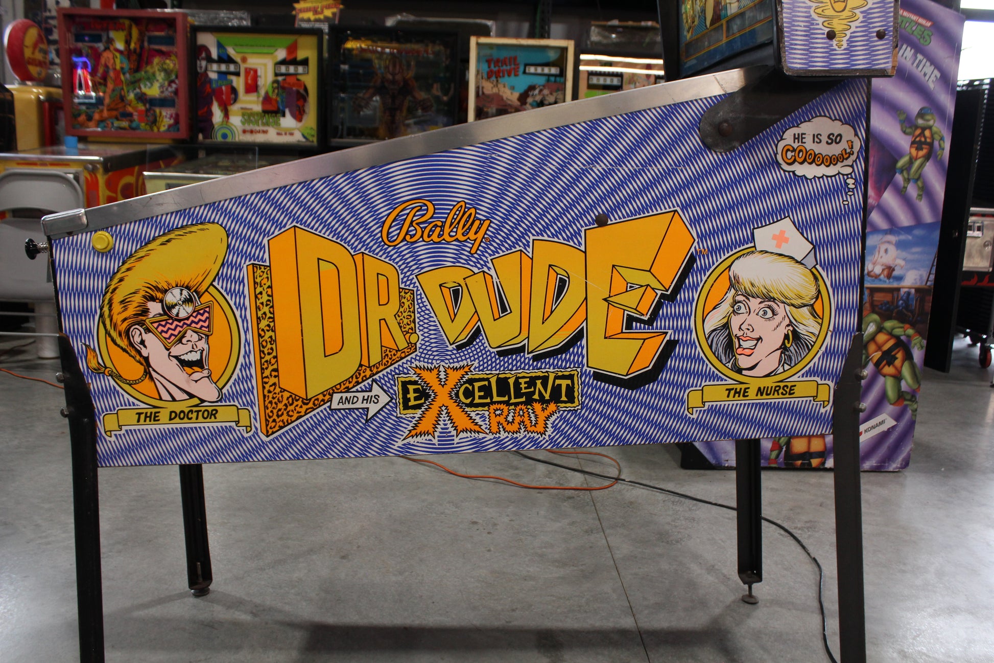 DR DUDE - 1990 Bally Pinball Machine - Great Players Game - VERY FUN GAME!