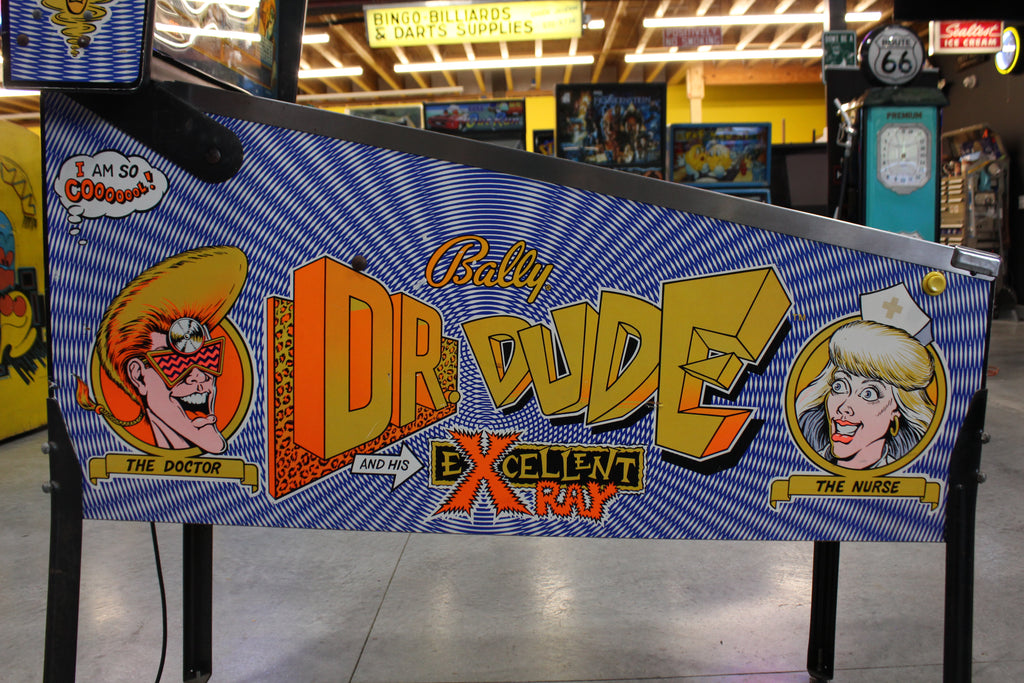 DR DUDE - 1990 Bally Pinball Machine - Great Players Game - VERY FUN GAME!