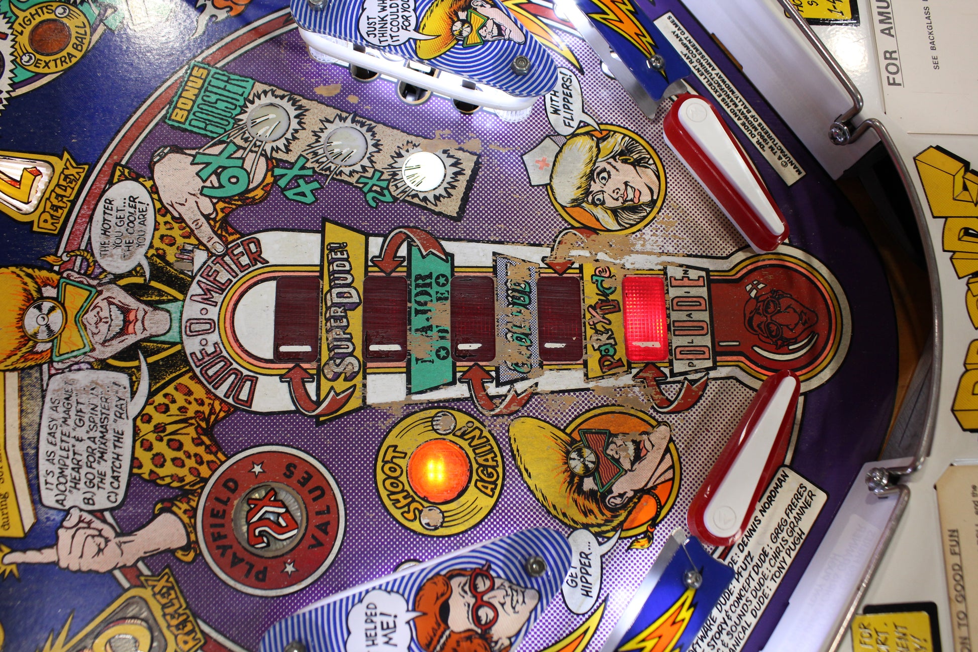 DR DUDE - 1990 Bally Pinball Machine - Great Players Game - VERY FUN GAME!