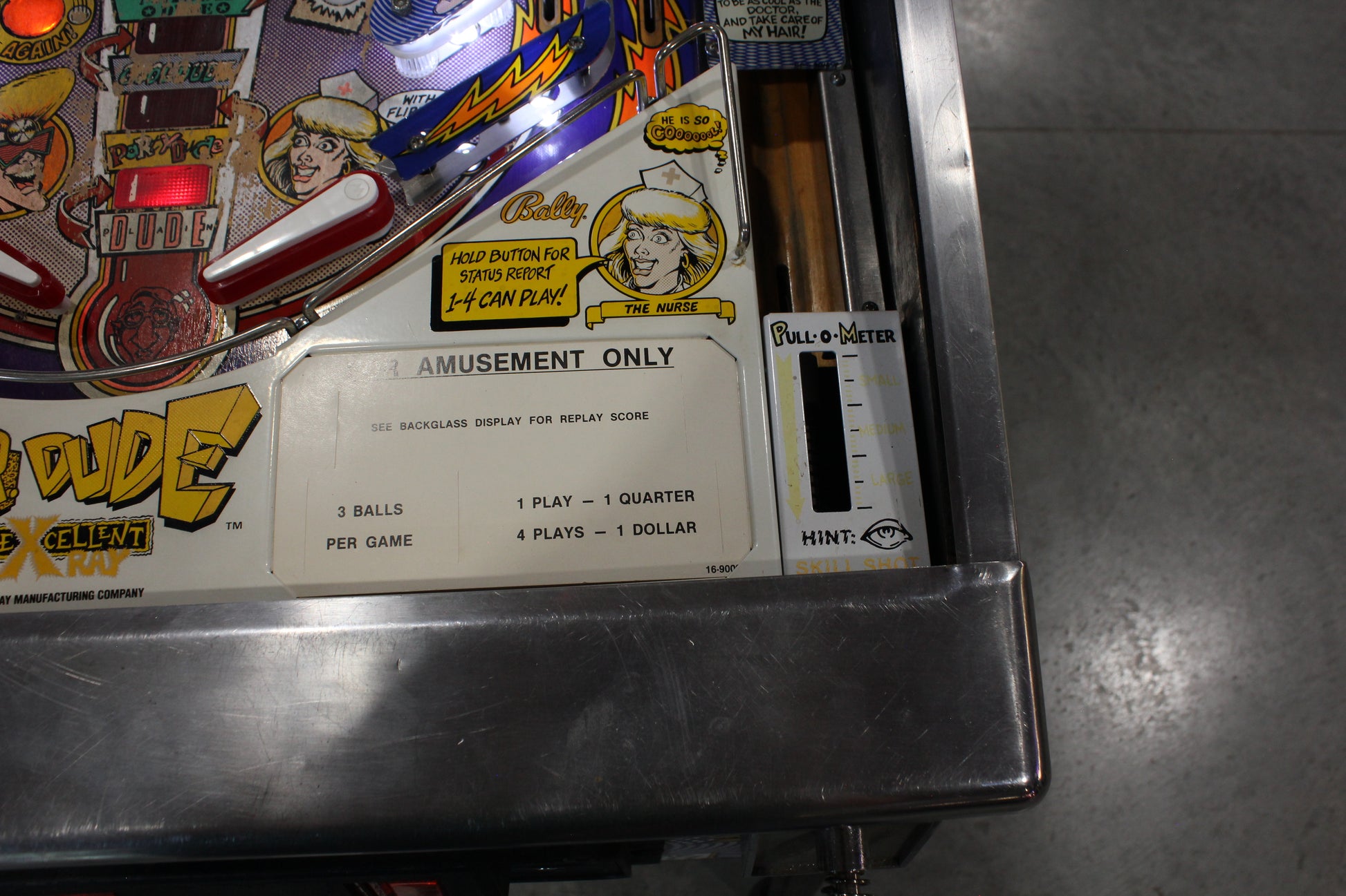 DR DUDE - 1990 Bally Pinball Machine - Great Players Game - VERY FUN GAME!