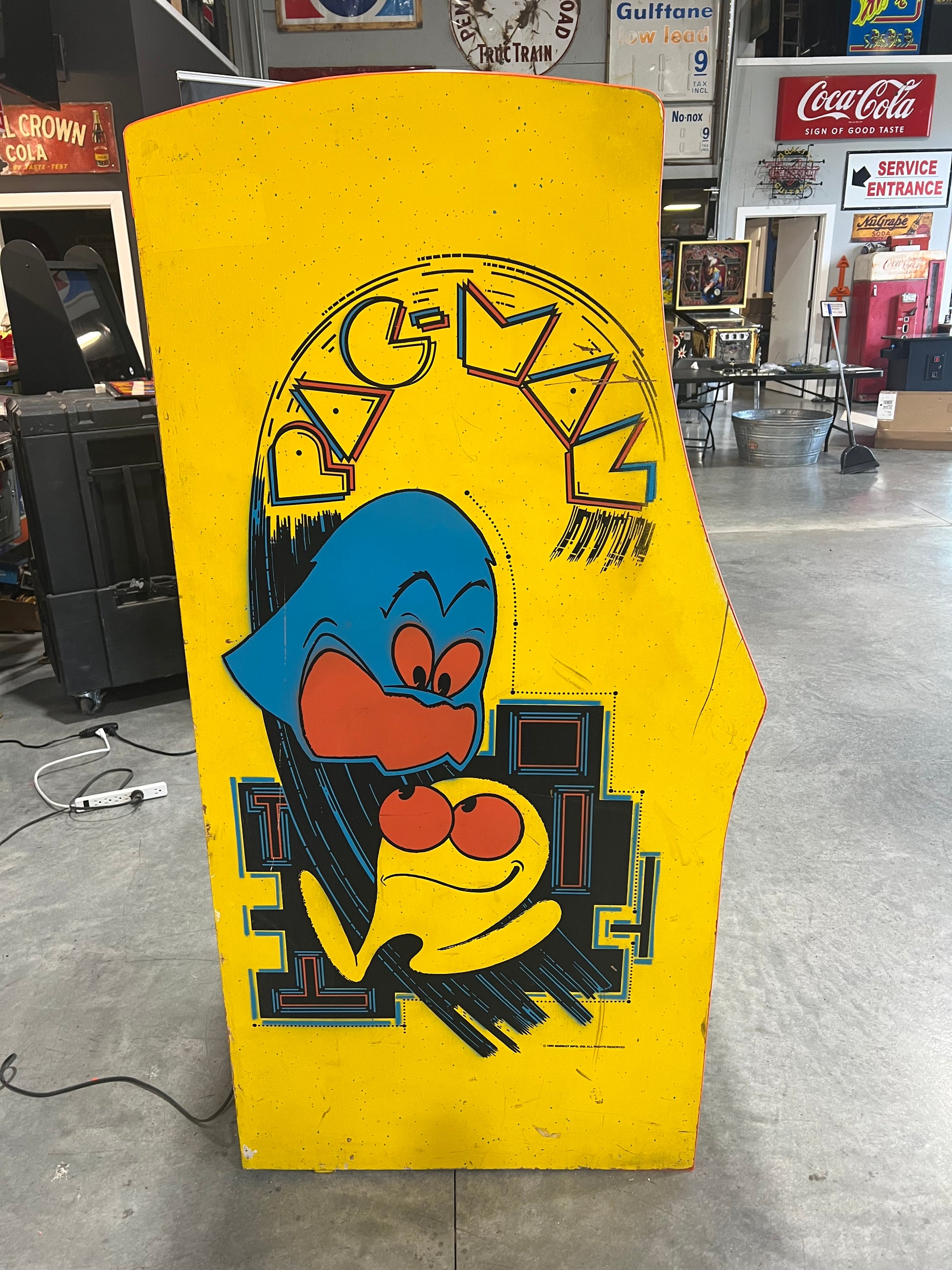Pac-Man Arcade Game - Nice Looking Original Game - Works 100% Used PACMAN