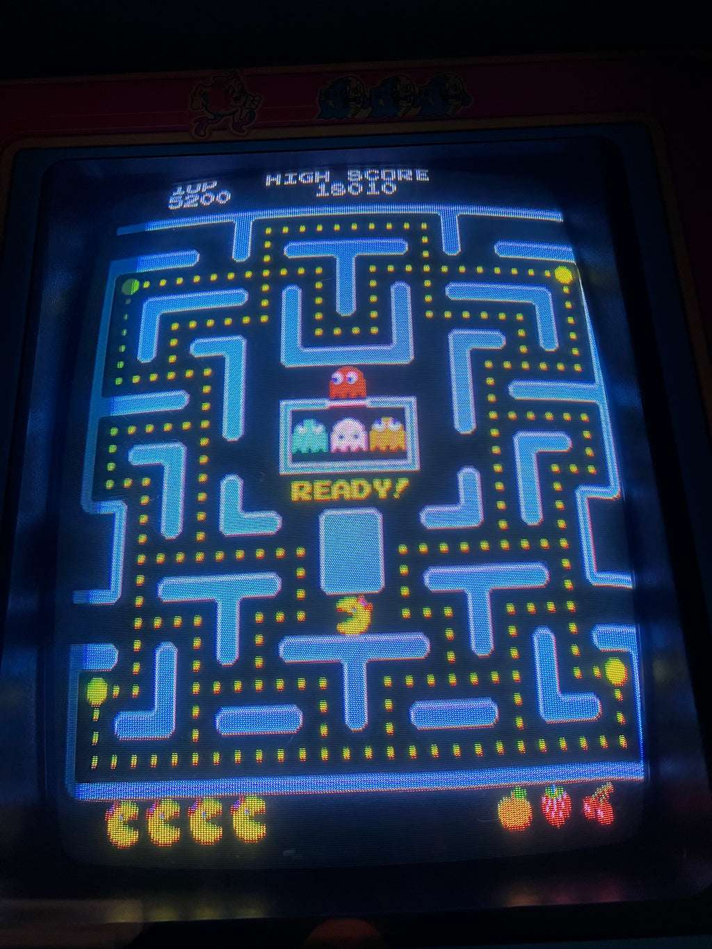 Original Ms Pac-Man Arcade Game Speed Chip - Nice Original Ms PacMan Cabinet - Works 100%