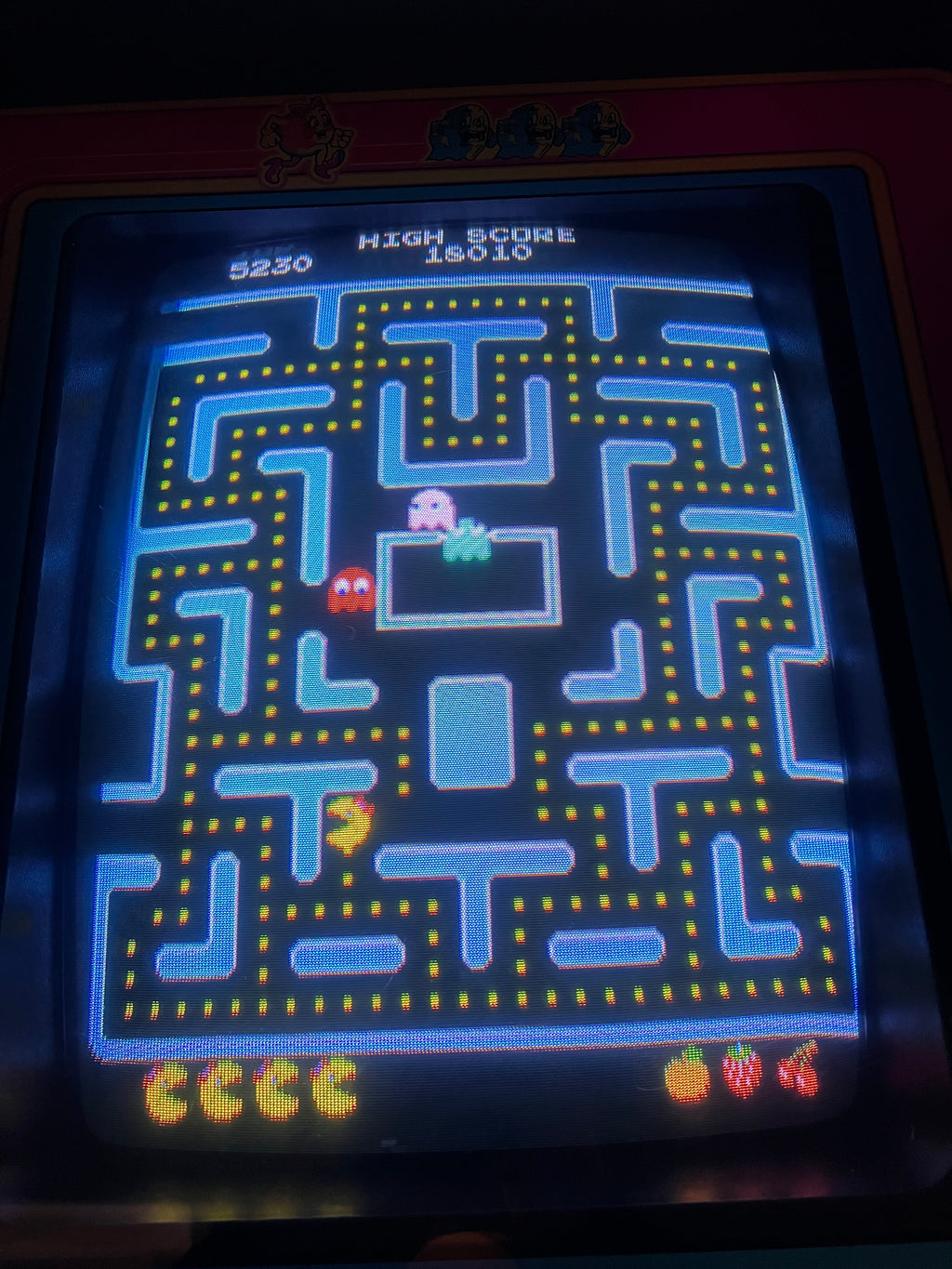 Original Ms Pac-Man Arcade Game Speed Chip - Nice Original Ms PacMan Cabinet - Works 100%