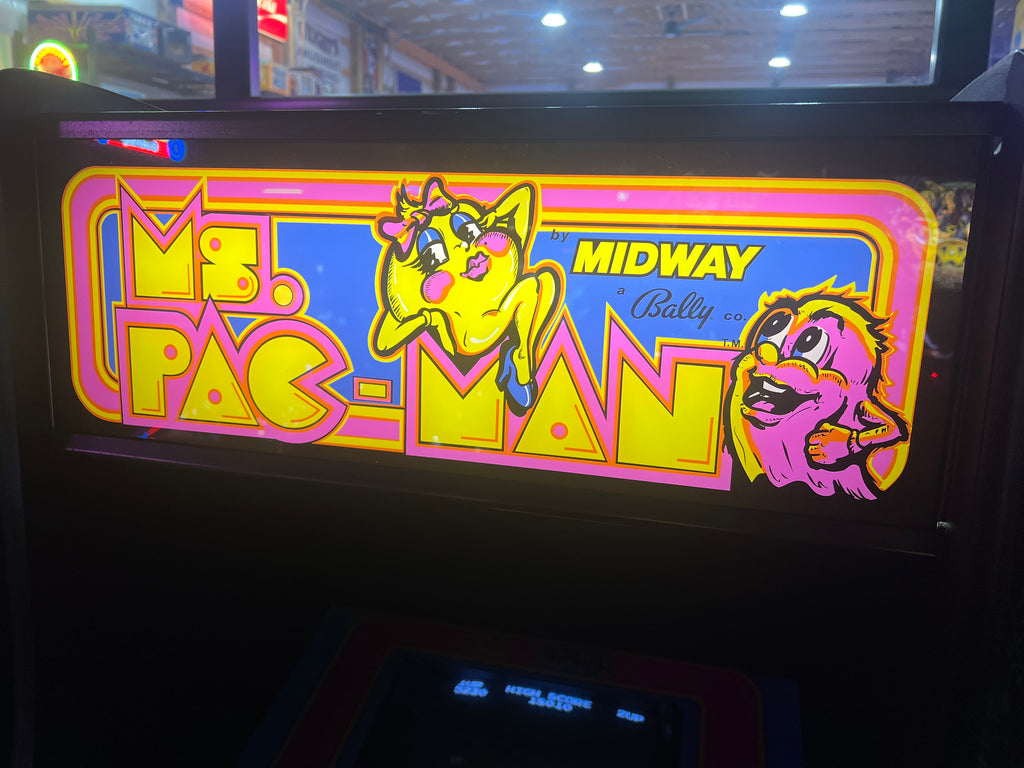 Original Ms Pac-Man Arcade Game Speed Chip - Nice Original Ms PacMan Cabinet - Works 100%