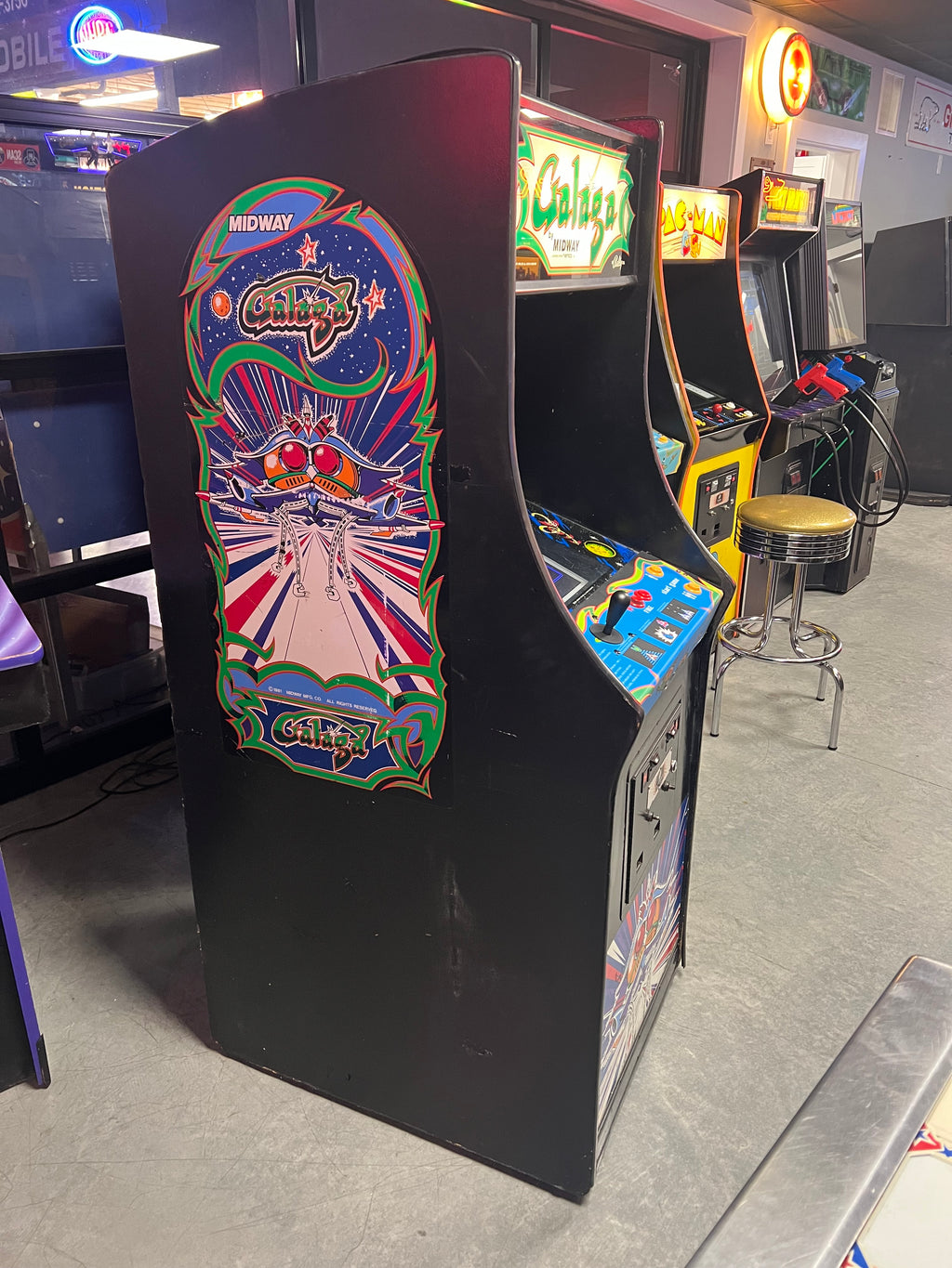 Galaga Mutigame Arcade Game 60 Games in 1 Cabinet - Original Galaga Cabinet - Works 100% - 1 Year Warranty