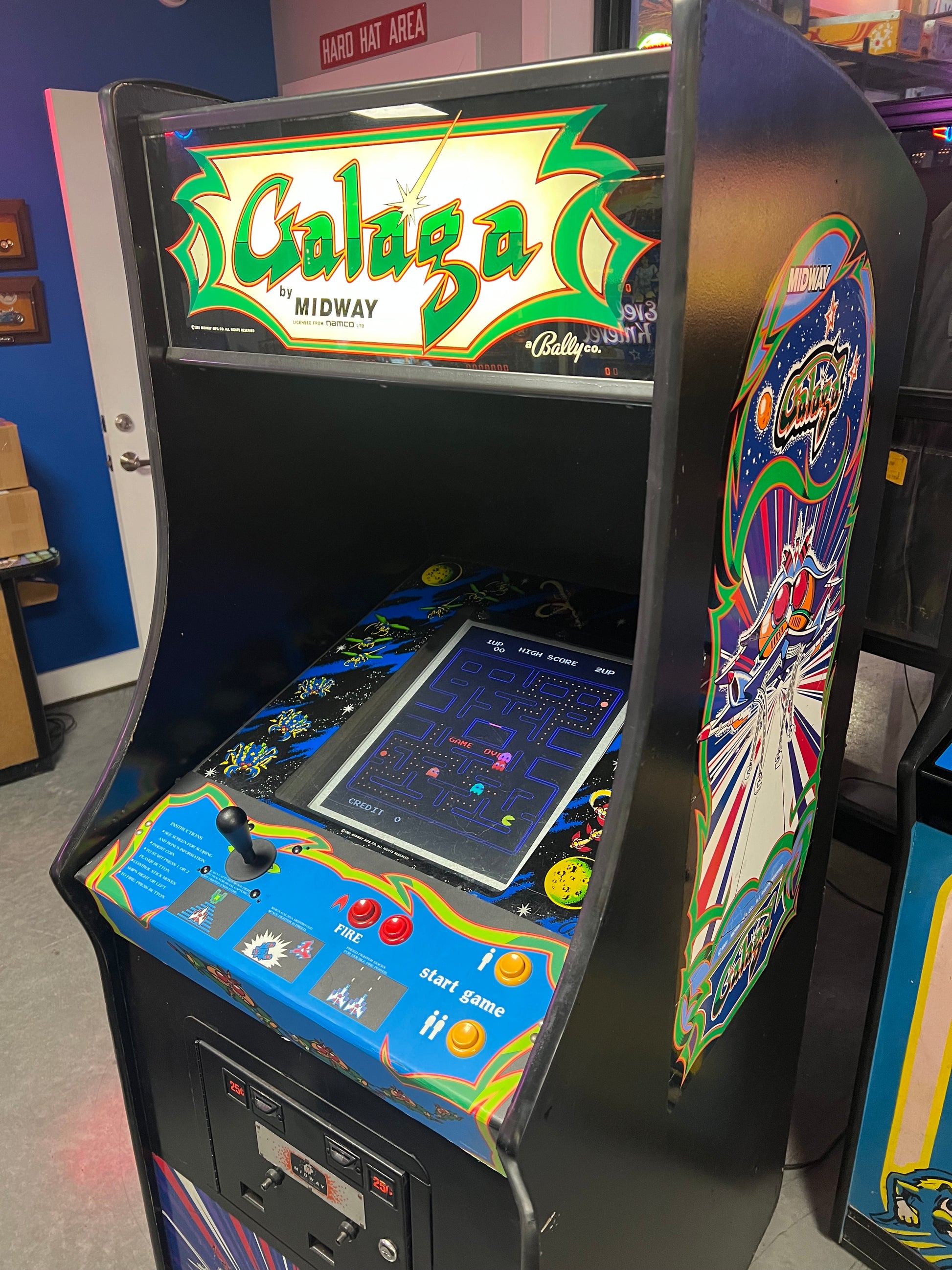 Galaga Mutigame Arcade Game 60 Games in 1 Cabinet - Original Galaga Cabinet - Works 100% - 1 Year Warranty