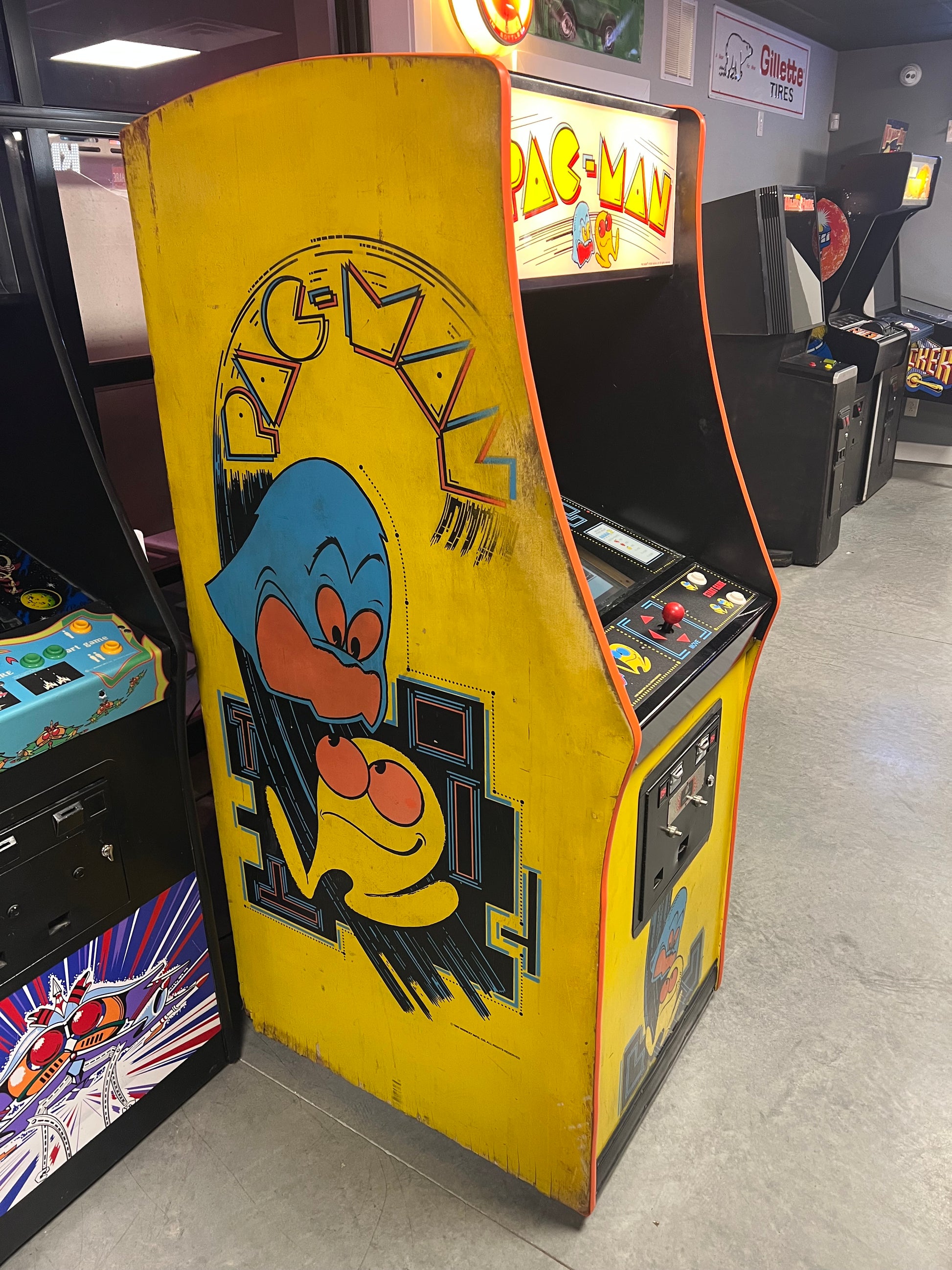 Pac-Man Multicade Mutigame Arcade Game 60 Games in 1 Cabinet - Original PacMan Cabinet - Works 100% - 1 Year Warranty