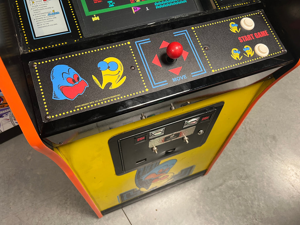 Pac-Man Multicade Mutigame Arcade Game 60 Games in 1 Cabinet - Original PacMan Cabinet - Works 100% - 1 Year Warranty