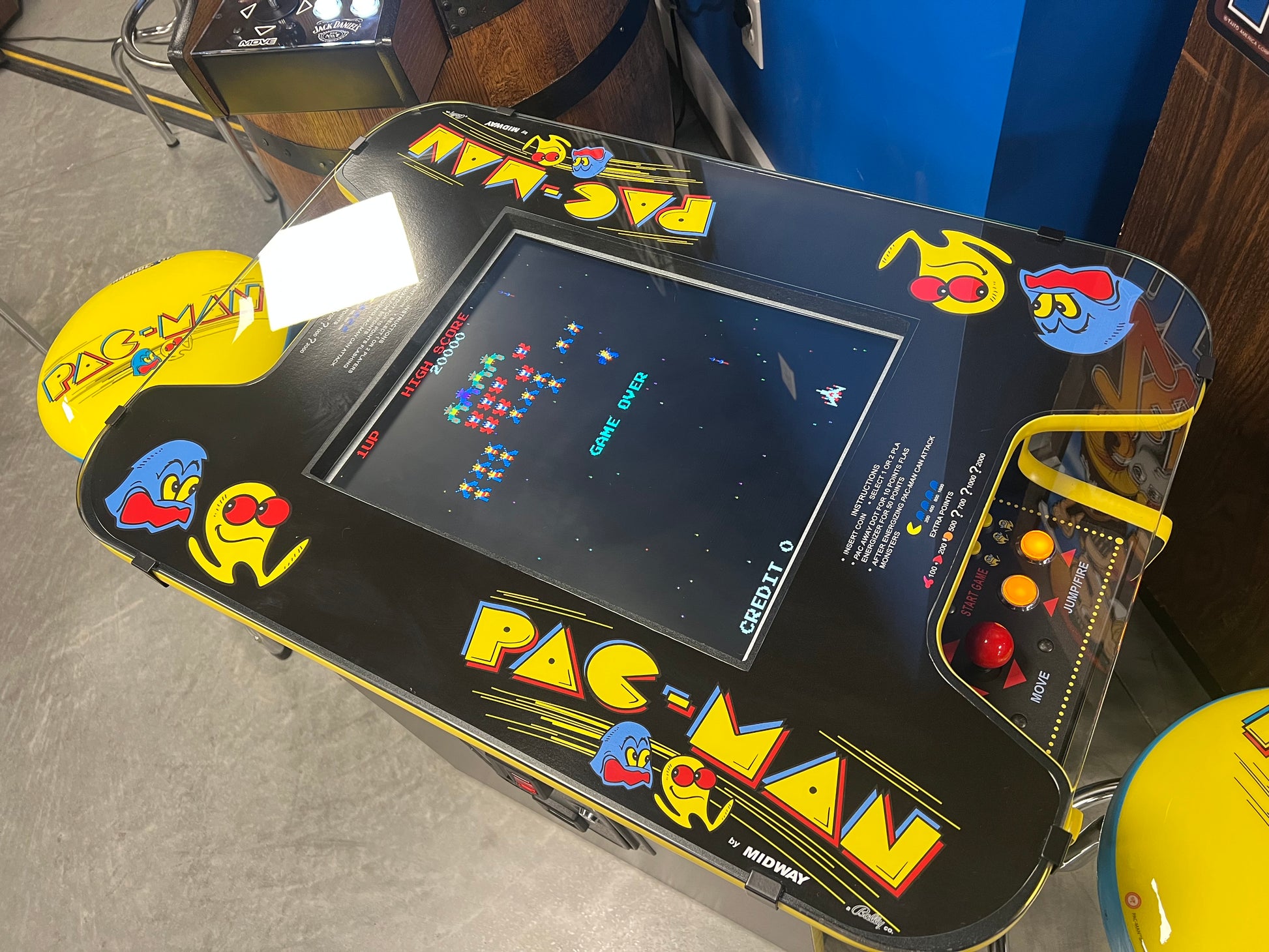 Pac-Man Multicade Multigame - Sixty 60 Classic Games in One Cabinet - 1 Year Warranty!