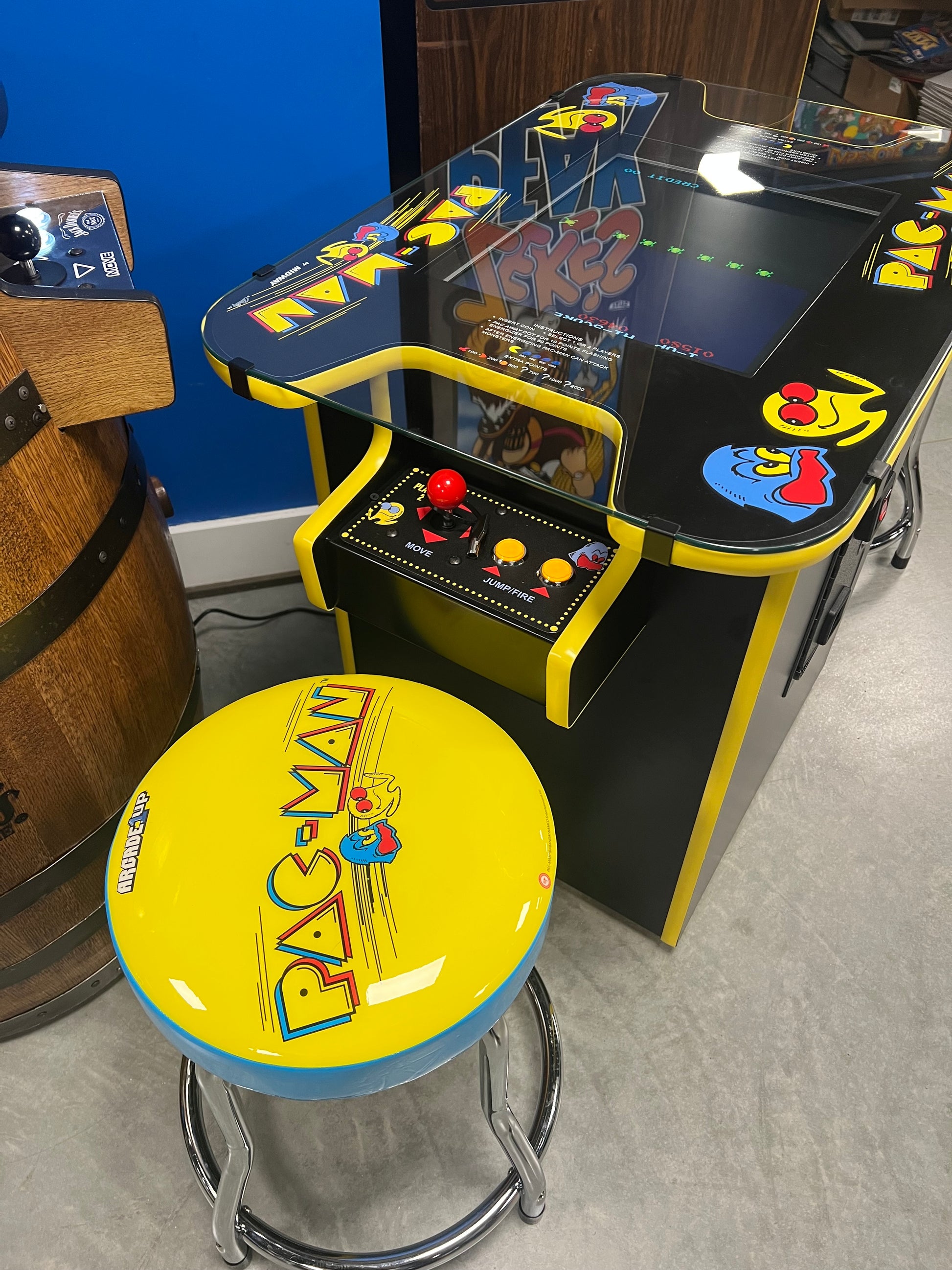 Pac-Man Multicade Multigame - Sixty 60 Classic Games in One Cabinet - 1 Year Warranty!