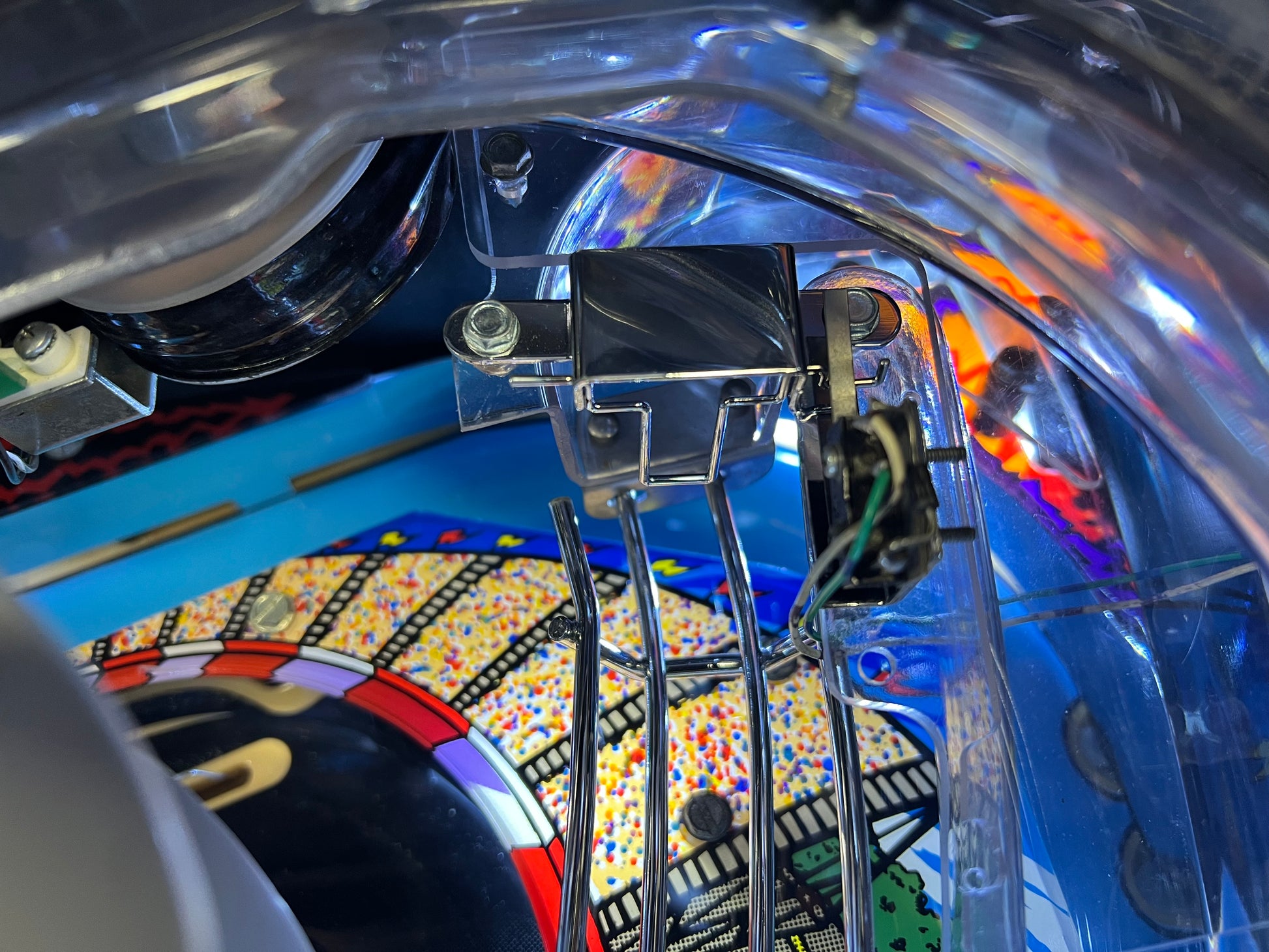 NO FEAR - HRA CHROME EDITION - 1995 Williams Pinball Machine - OVER-RESTORED - NEW CAB - NOS CLEARED PLAYFIELD - SUPER FUN GAME! WORKS 100%