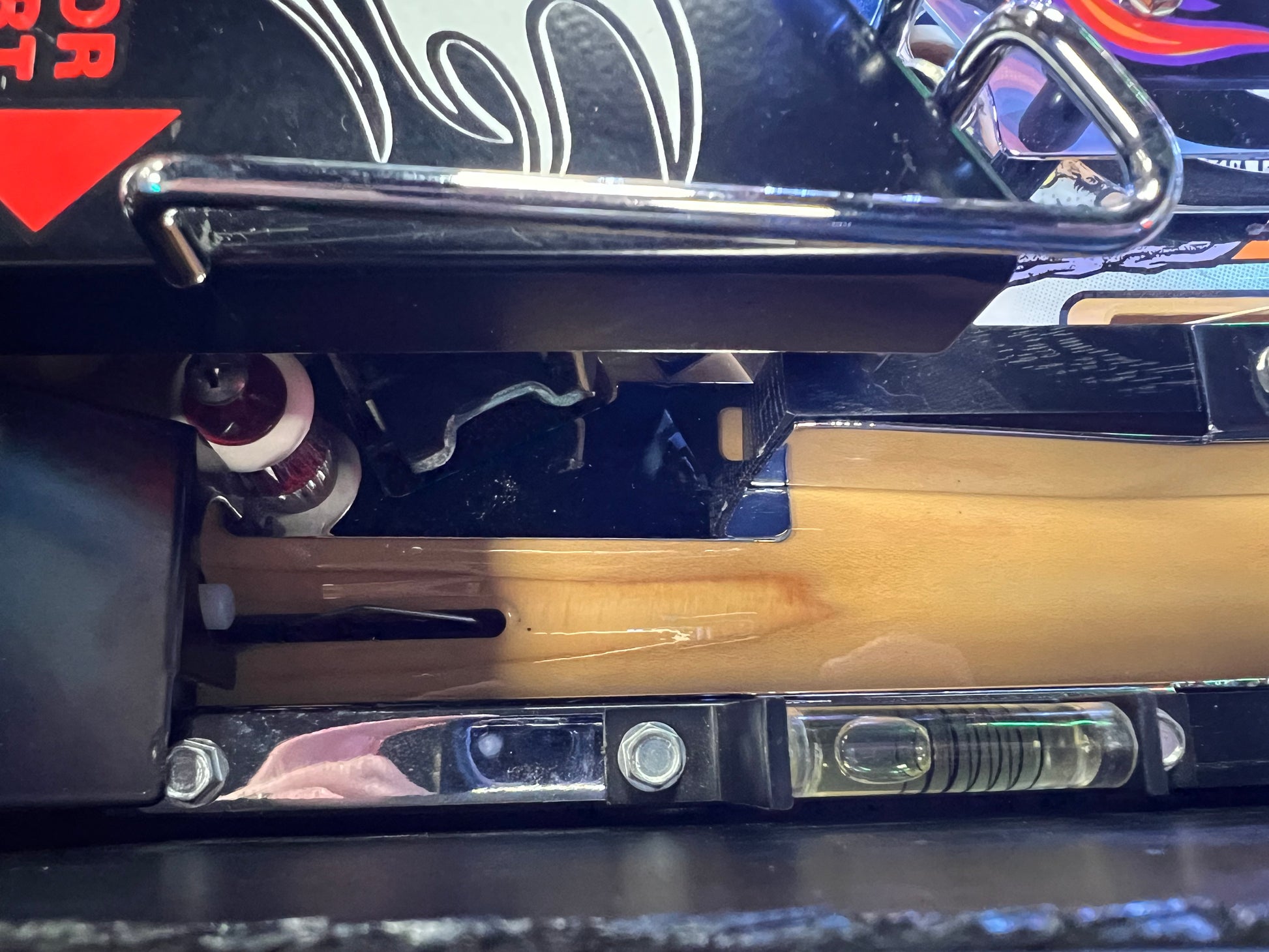 NO FEAR - HRA CHROME EDITION - 1995 Williams Pinball Machine - OVER-RESTORED - NEW CAB - NOS CLEARED PLAYFIELD - SUPER FUN GAME! WORKS 100%