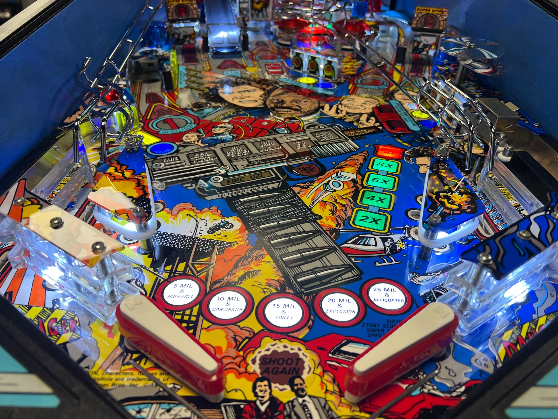 LETHAL WEAPON 3 - 1992 Data East Pinball Machine - Great Game - WORKING ALL THE WAY!