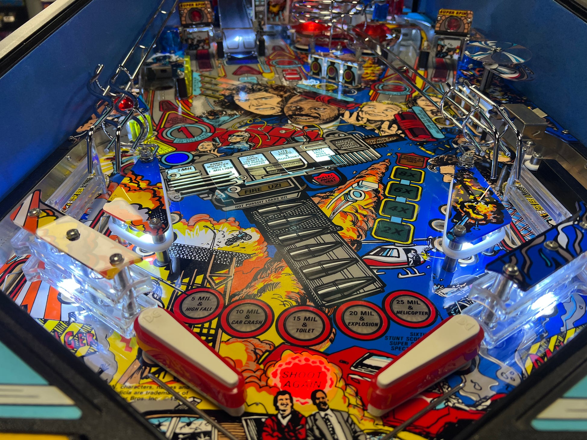 LETHAL WEAPON 3 - 1992 Data East Pinball Machine - Great Game - WORKING ALL THE WAY!