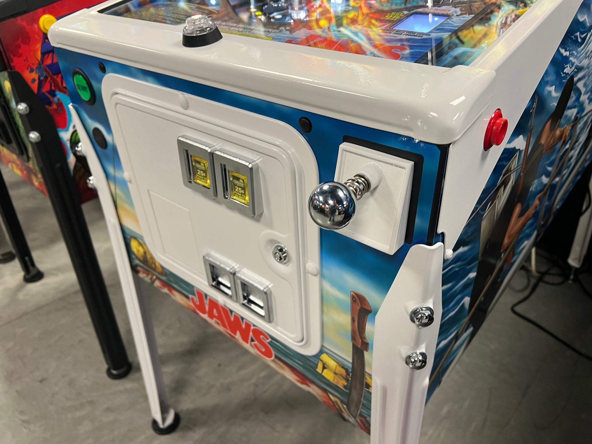 JAWS PREMIUM - 2026 Stern Pinball Machine - WORKS 100% - Brand New - INSIDER CONNECTED