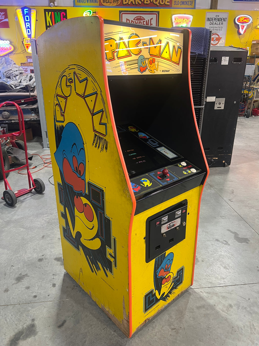 Pac-Man Arcade Game - Original Game - Works 100% Used PACMAN