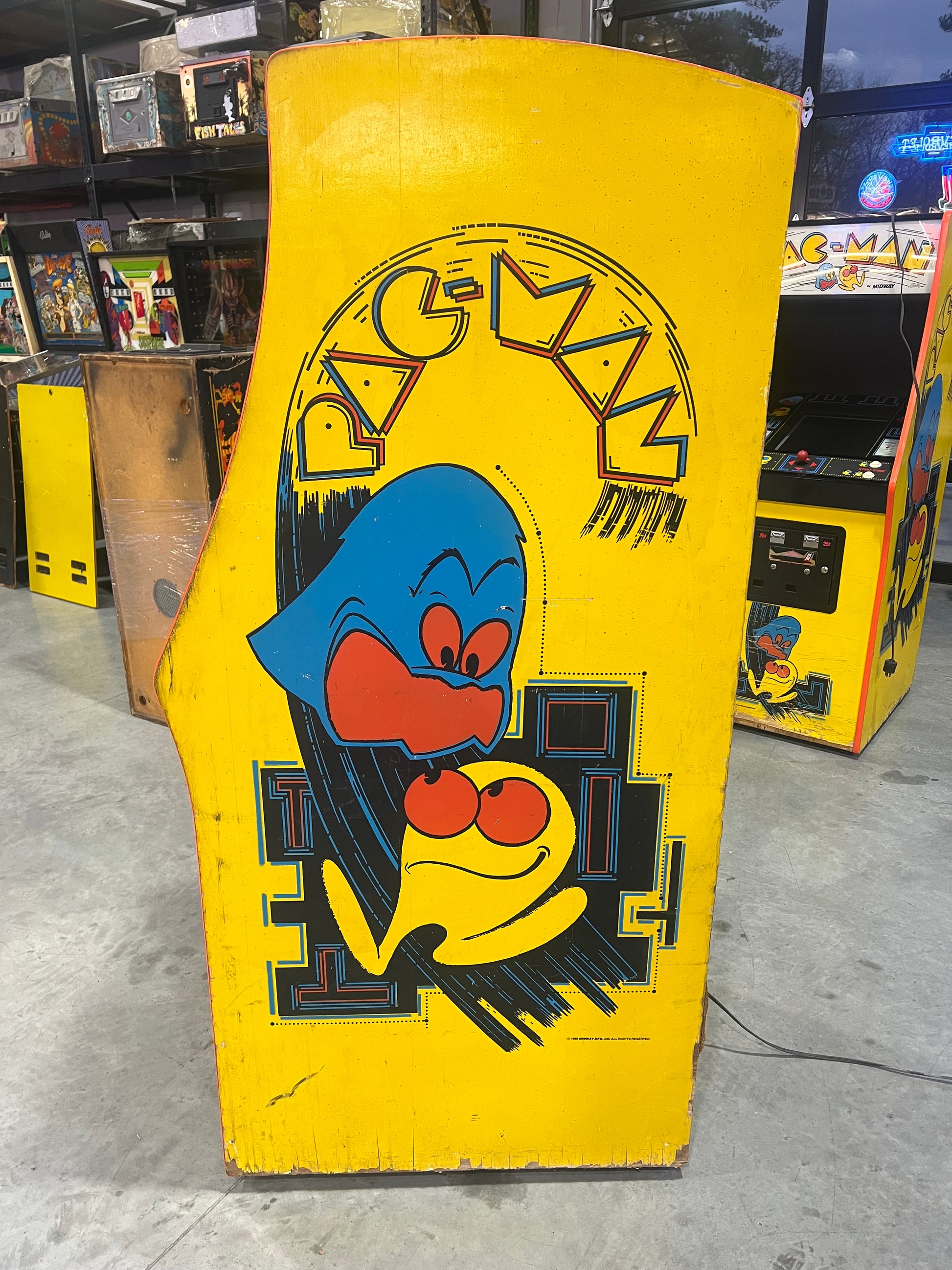 Pac-Man Arcade Game - Original Game - Works 100% Used PACMAN