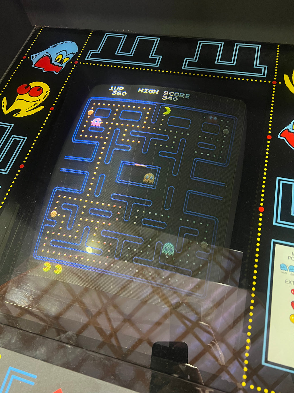 Pac-Man Arcade Game - Original Game - Works 100% Used PACMAN