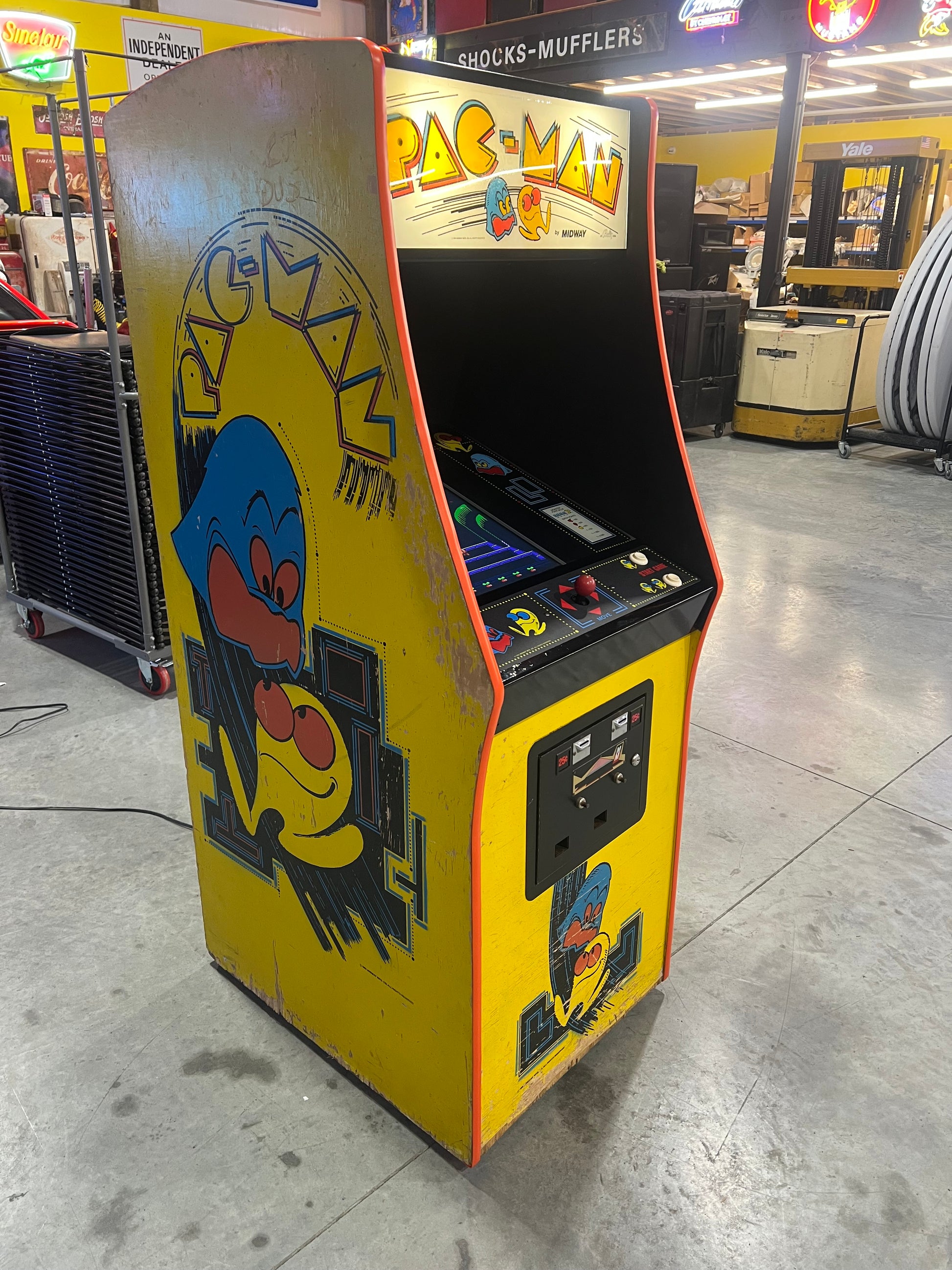 Pac-Man Multicade Mutigame Arcade Game 60 Games in 1 Cabinet - Original PacMan Cabinet - Works 100% - 1 Year Warranty
