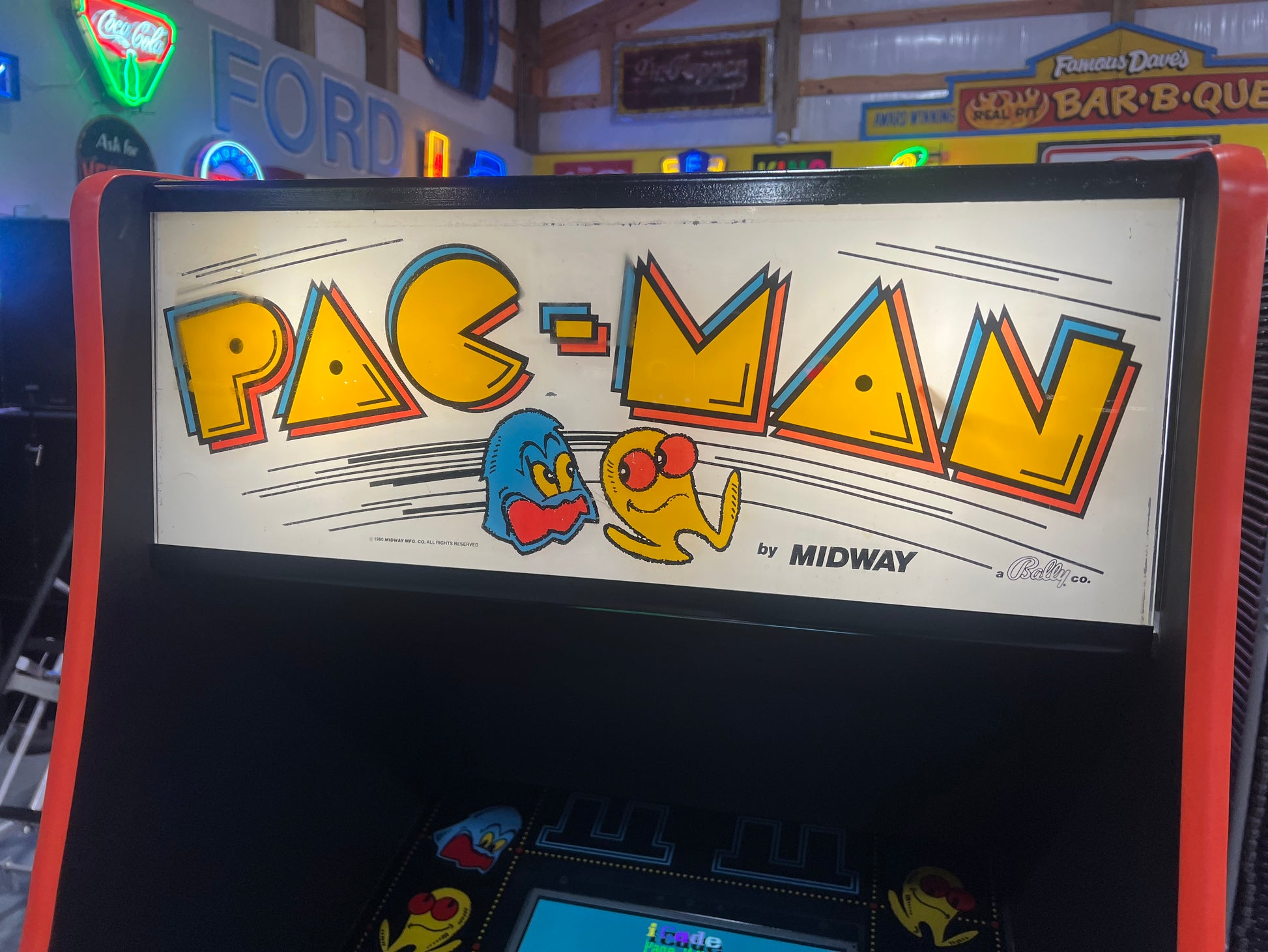 Pac-Man Multicade Mutigame Arcade Game 60 Games in 1 Cabinet - Original PacMan Cabinet - Works 100% - 1 Year Warranty