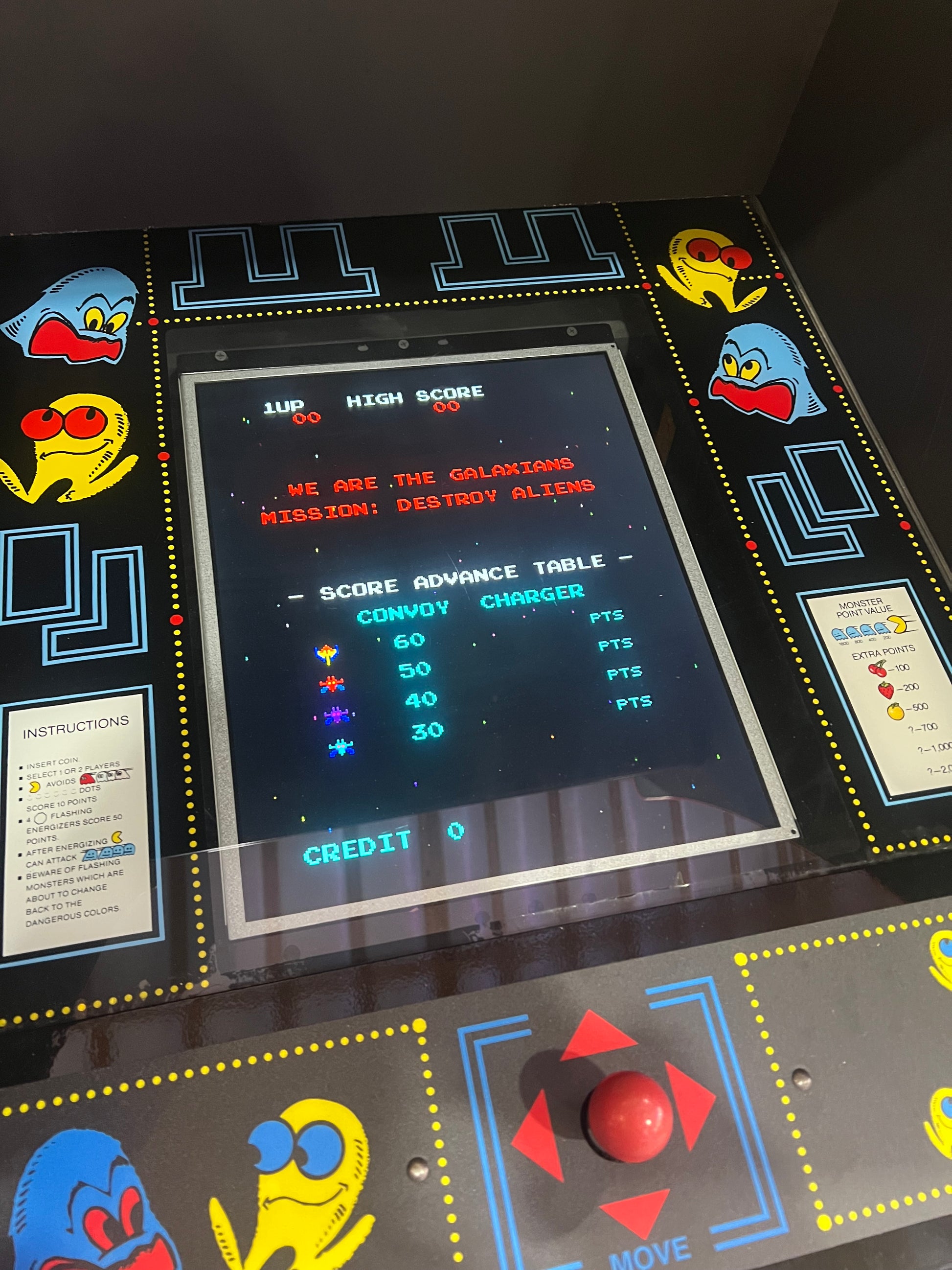 Pac-Man Multicade Mutigame Arcade Game 60 Games in 1 Cabinet - Original PacMan Cabinet - Works 100% - 1 Year Warranty