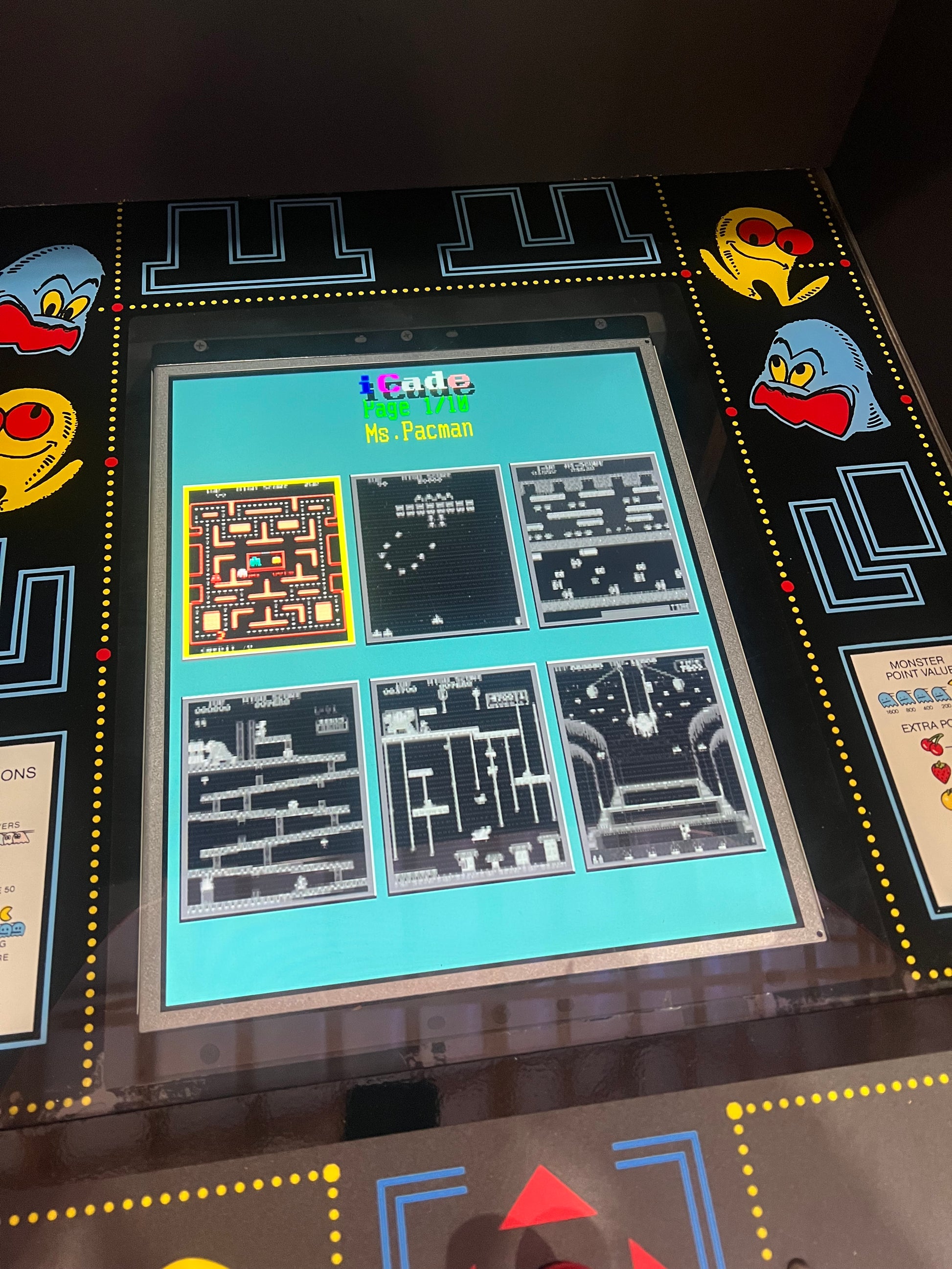 Pac-Man Multicade Mutigame Arcade Game 60 Games in 1 Cabinet - Original PacMan Cabinet - Works 100% - 1 Year Warranty