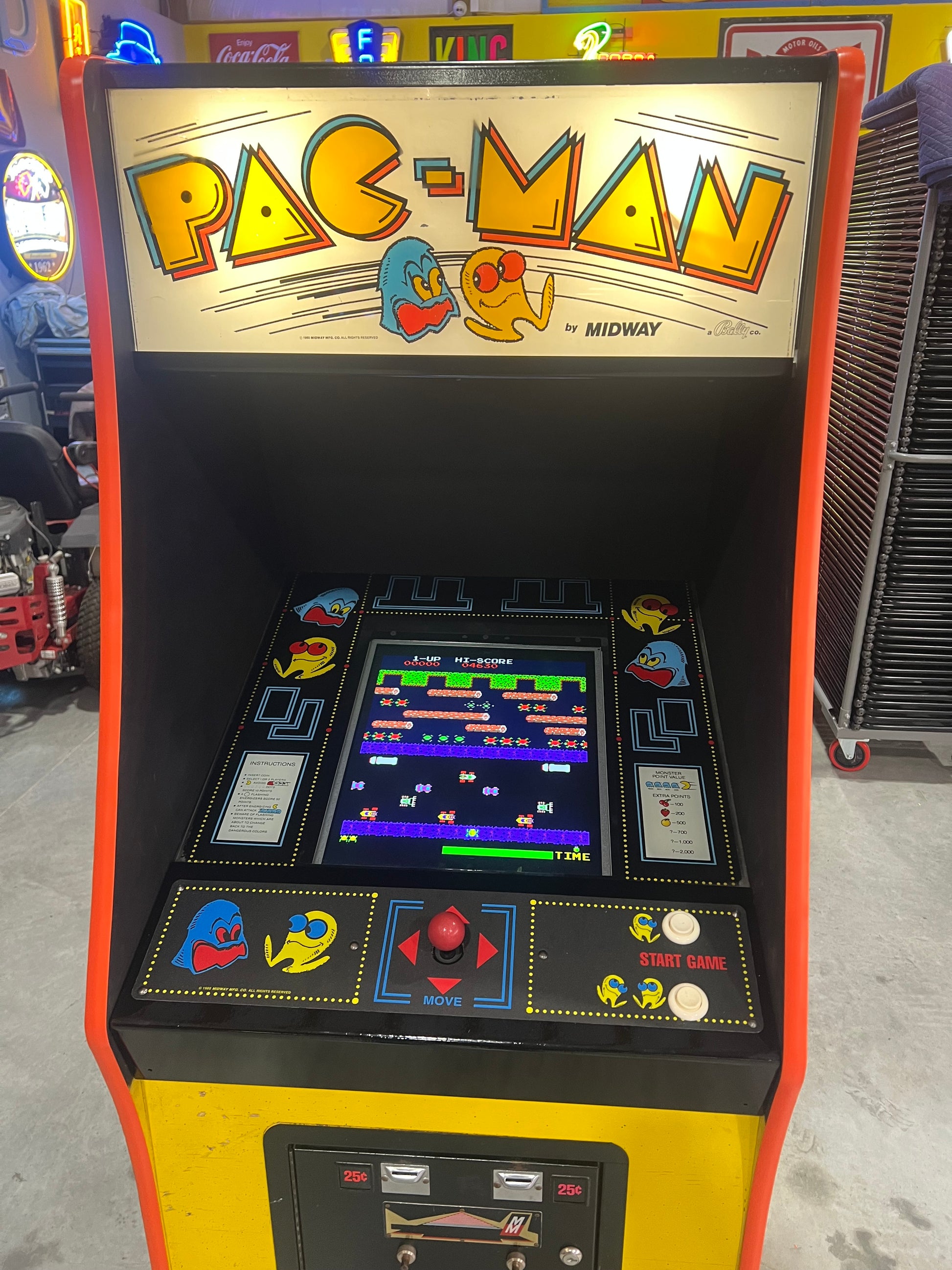 Pac-Man Multicade Mutigame Arcade Game 60 Games in 1 Cabinet - Original PacMan Cabinet - Works 100% - 1 Year Warranty