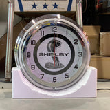 SHELBY COBRA MUSTANG NEON CLOCK - Ready for Your Garage, Game Room or Man Cave!! REAL NEON!