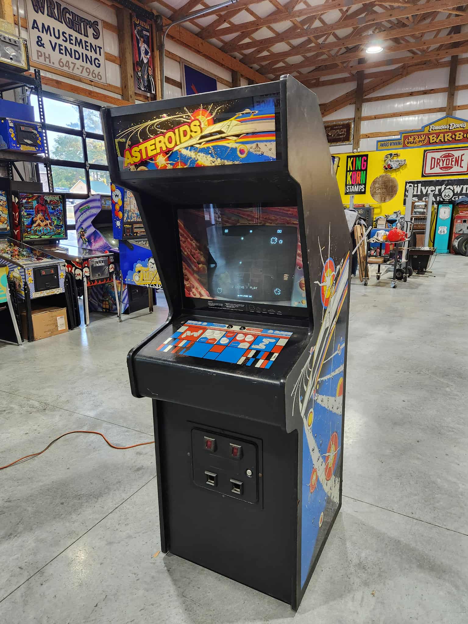 ASTEROIDS - Original Atari Vector Arcade Game - Works 100% - The Classic Everyone Loves!