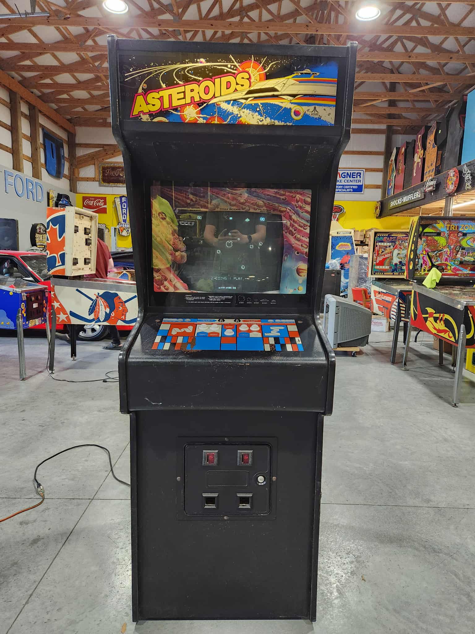 ASTEROIDS - Original Atari Vector Arcade Game - Works 100% - The Classic Everyone Loves!
