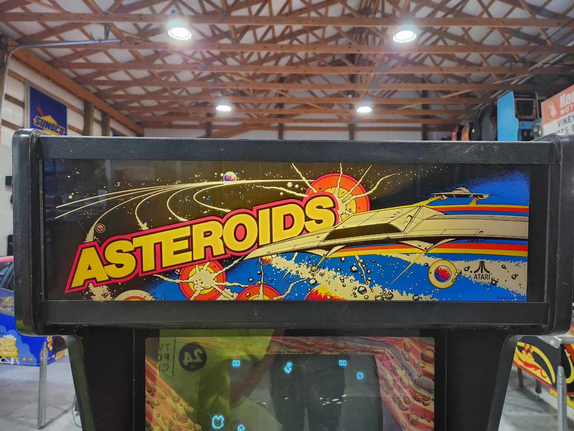 ASTEROIDS - Original Atari Vector Arcade Game - Works 100% - The Classic Everyone Loves!