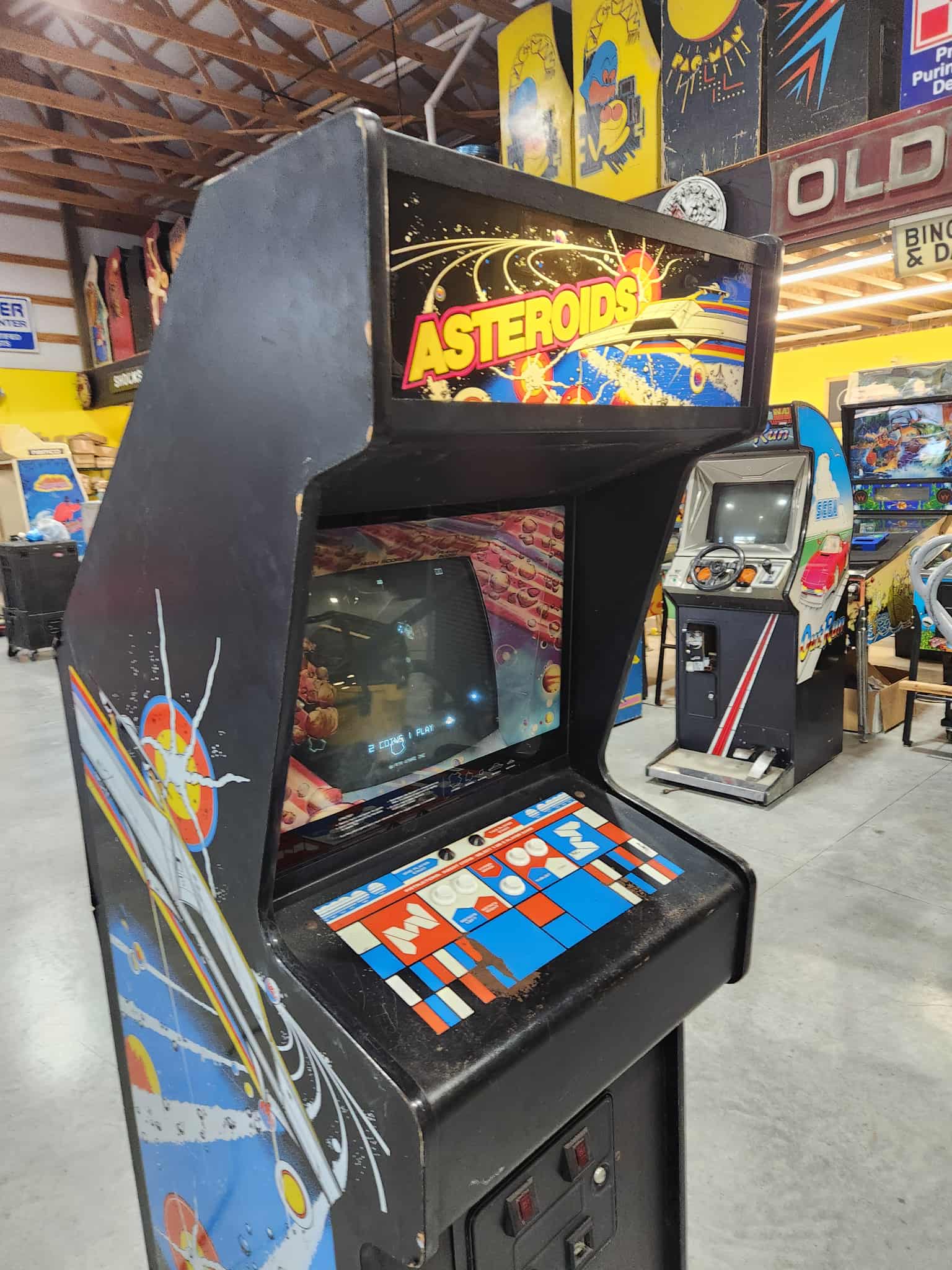 ASTEROIDS - Original Atari Vector Arcade Game - Works 100% - The Classic Everyone Loves!