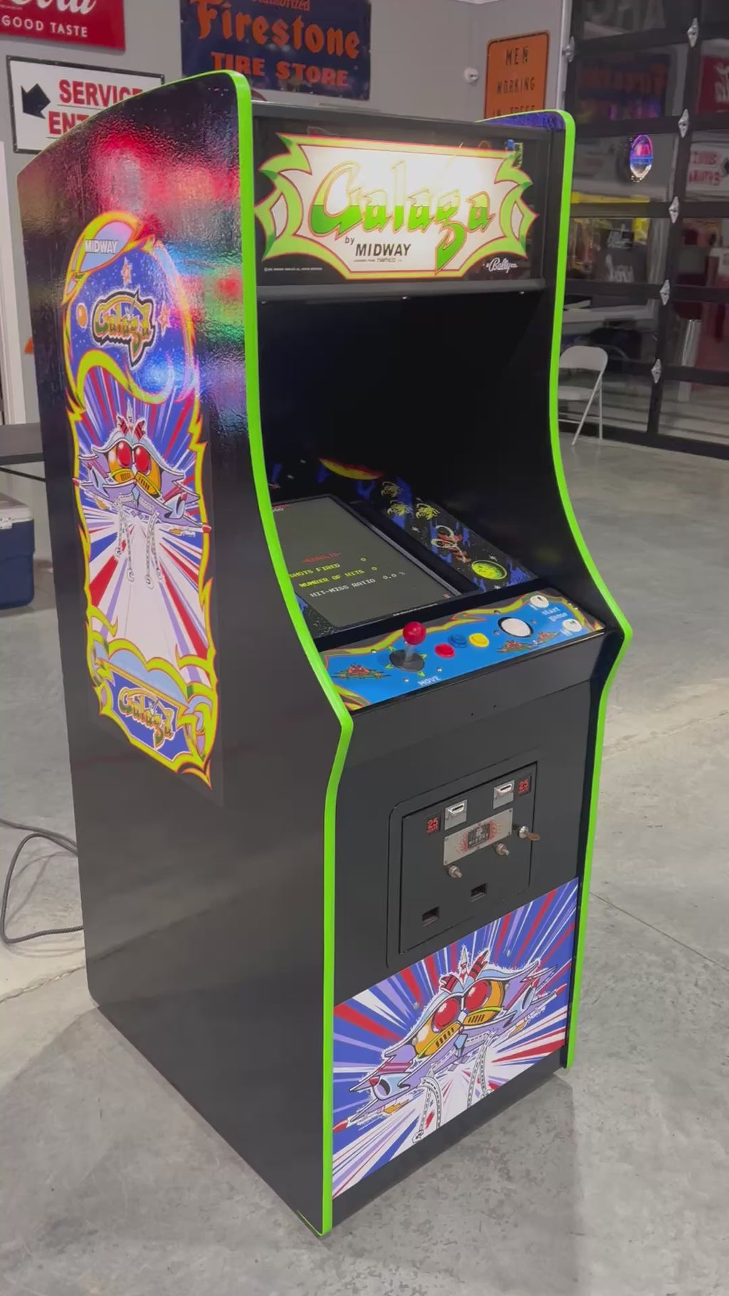 Galaga Upright Multicade Multigame - Sixty 60 Classic Games in One Cabinet - 1 Year Warranty!