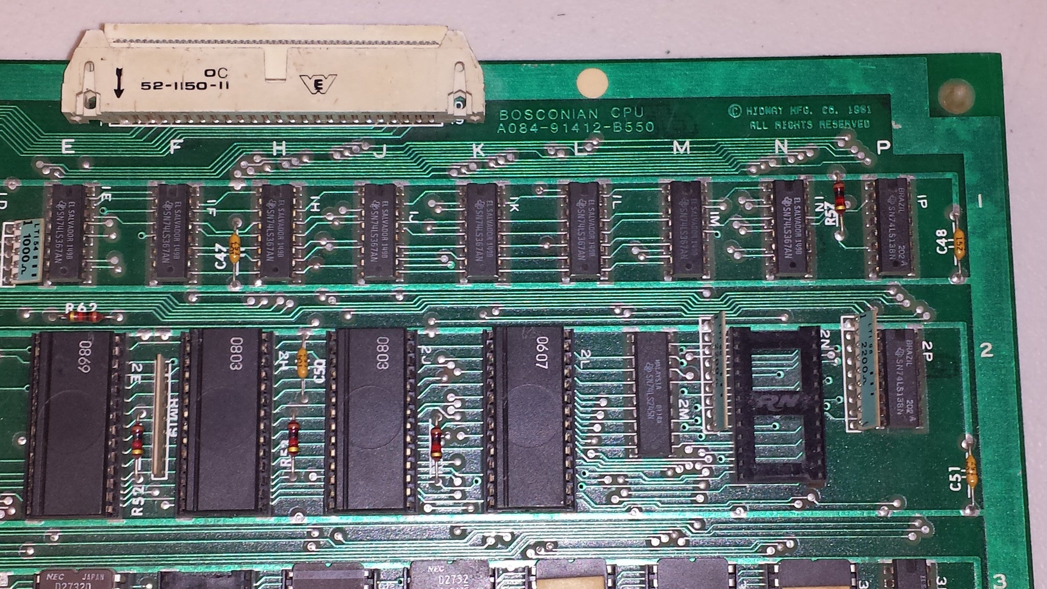 GALAGA Tested Working Mother Board CPU USED – Hot Rod Arcade