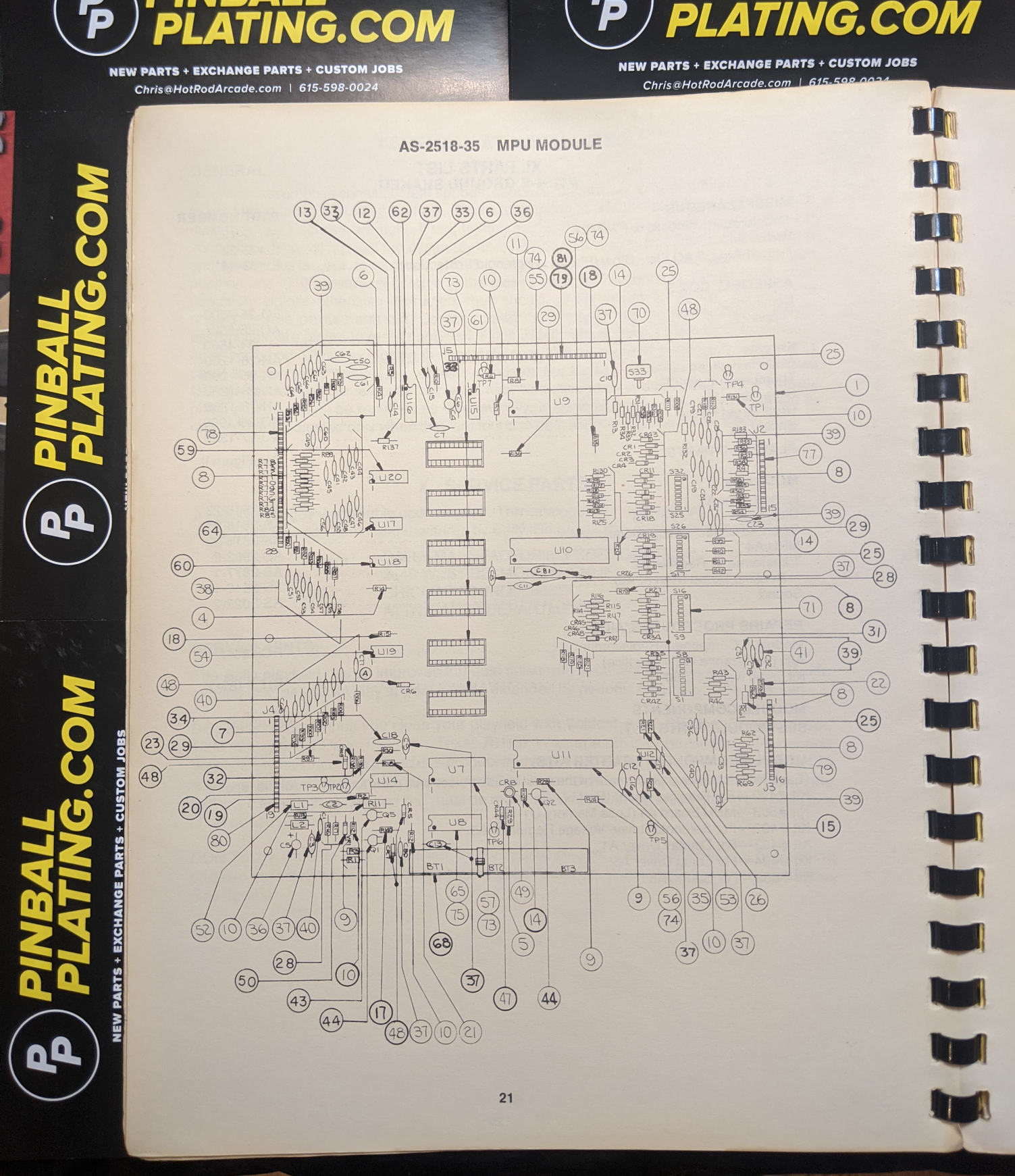 Ground Shaker - Bally - Pinball Manual - Schematics - Instructions - Used Copy