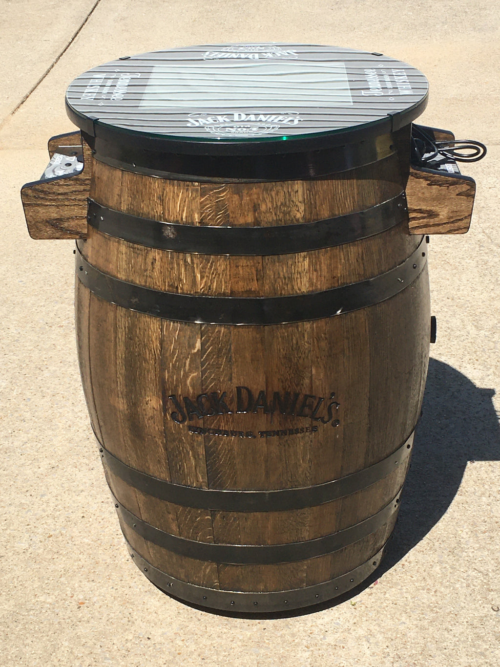 Tennessee Whiskey Barrel Multigame - Sixty Classic Games in One Unit - 1 Year Warranty! Used Barrel