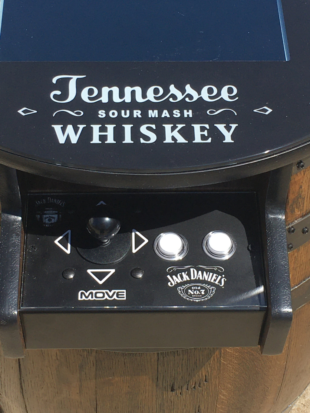 Tennessee Whiskey Barrel Multigame - Sixty Classic Games in One Unit - 1 Year Warranty! Used Barrel