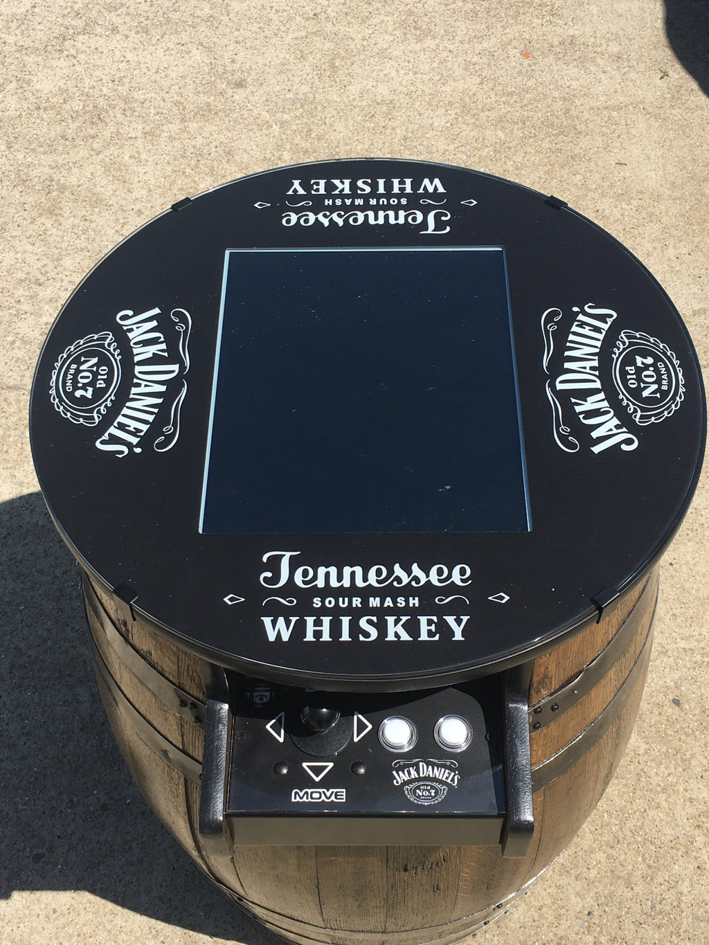 Tennessee Whiskey Barrel Multigame - Sixty Classic Games in One Unit - 1 Year Warranty! Used Barrel