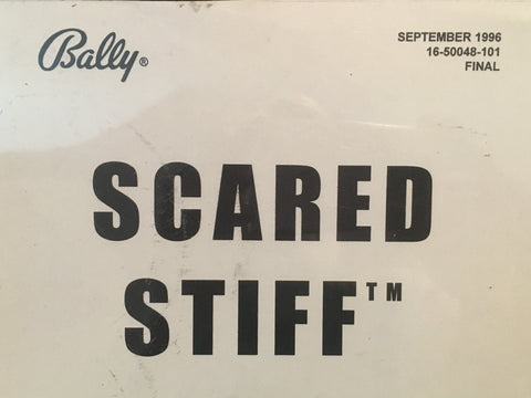 Scared Stiff - Bally - Pinball Operations and Instructions Manual- Diagrams Instructions - Used Copy
