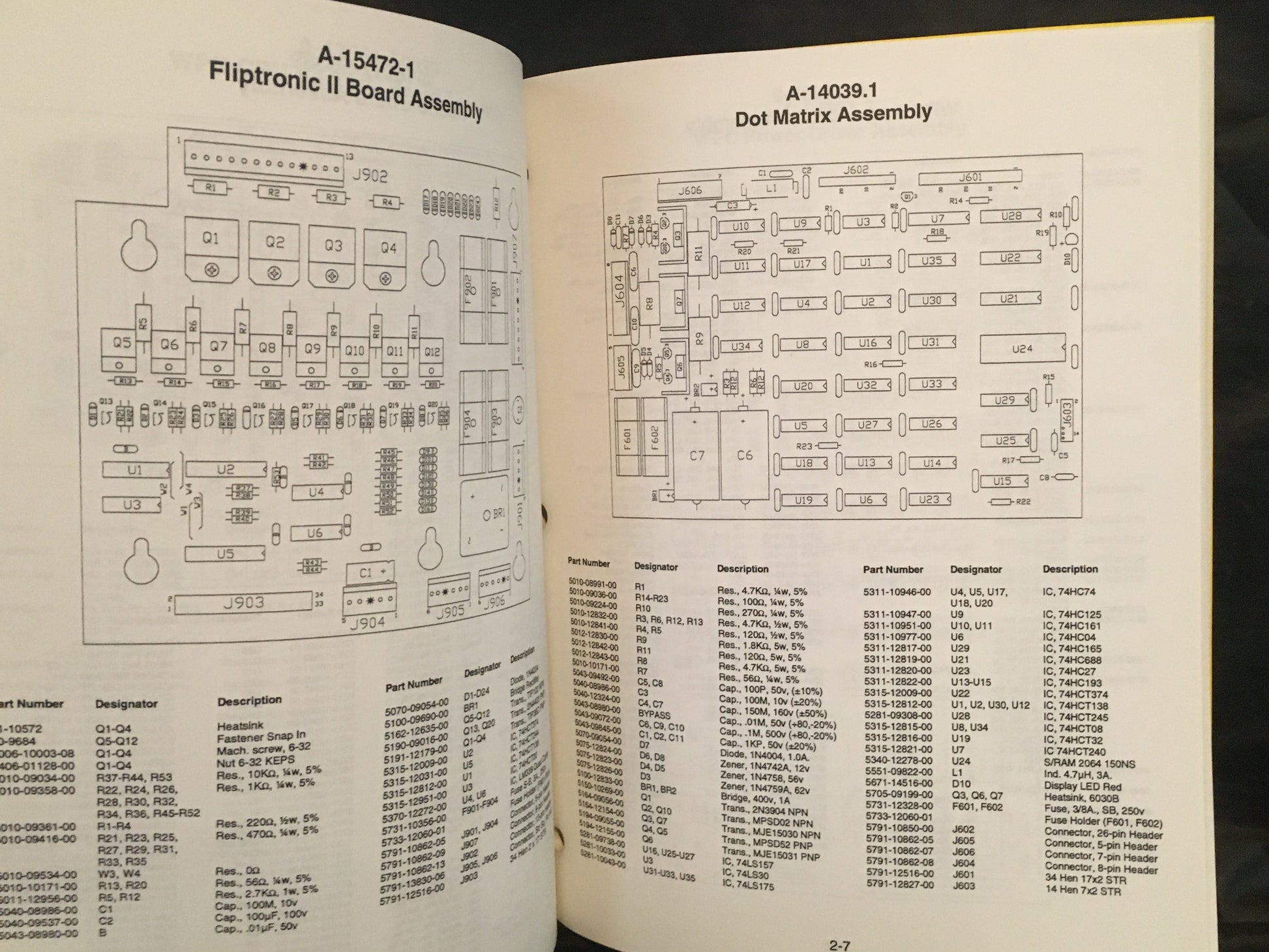 Theatre of Magic - Bally - Pinball Operations Manual -Diagrams - Instructions - Used Copy