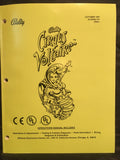 Cirqus Voltaire - Bally - Pinball Operations Manual - Wiring Diagrams - Instructions - Used Copy