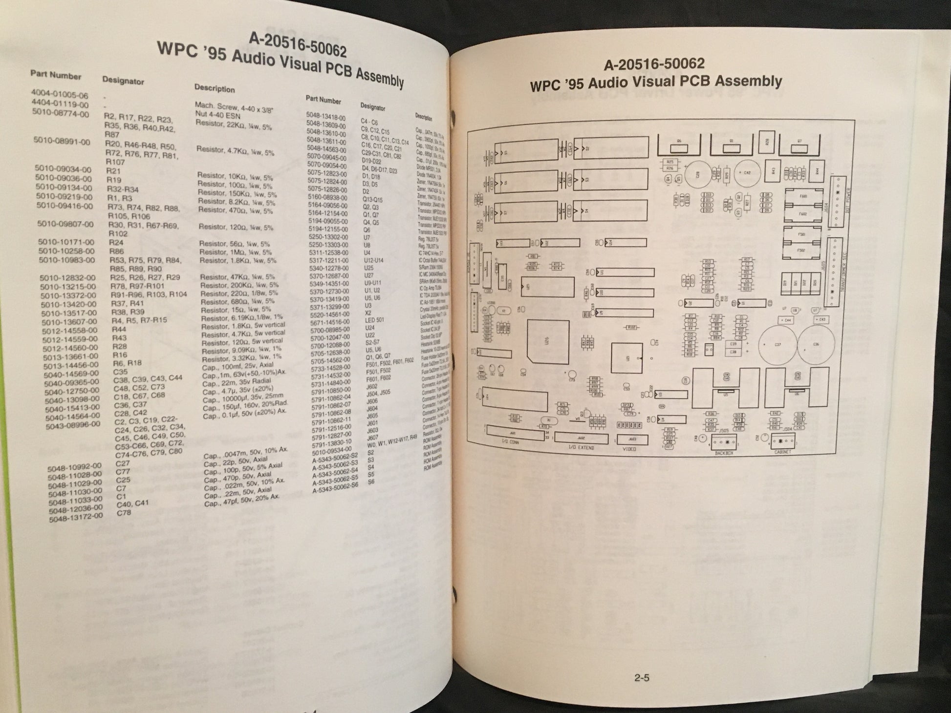 Cirqus Voltaire - Bally - Pinball Operations Manual - Wiring Diagrams - Instructions - Used Copy