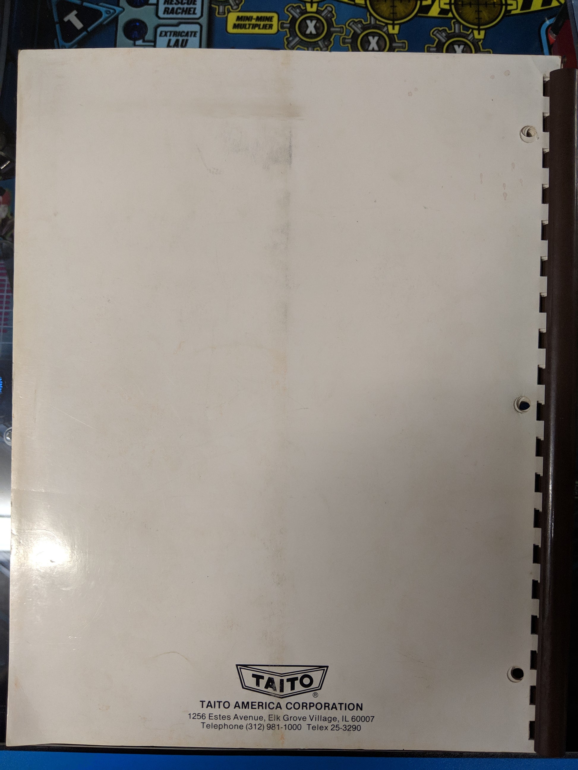 Zoo Keeper- Taito - Manual - Schematics - Instructions - Used Copy